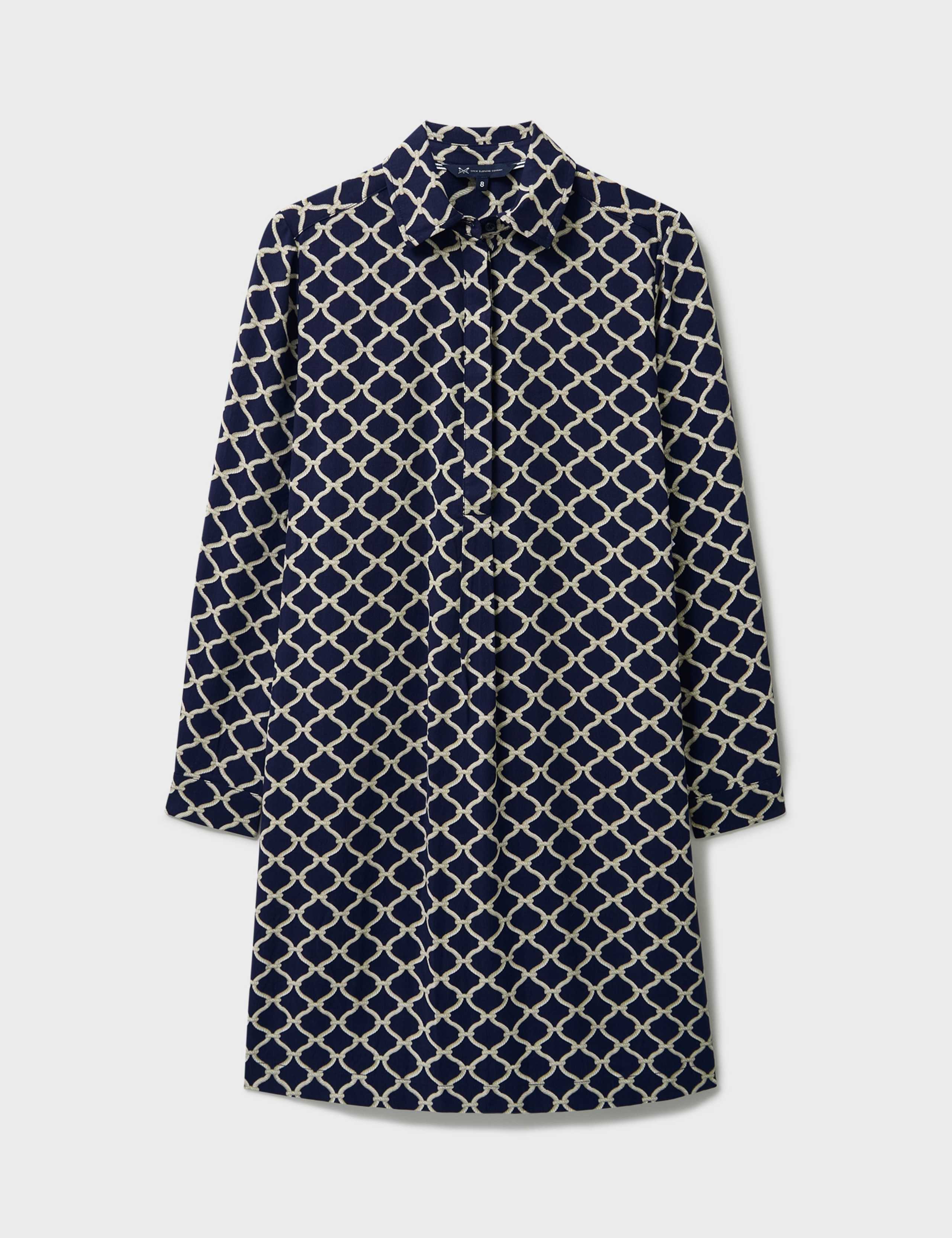 Button Through Mini Shirt Dress 2 of 5