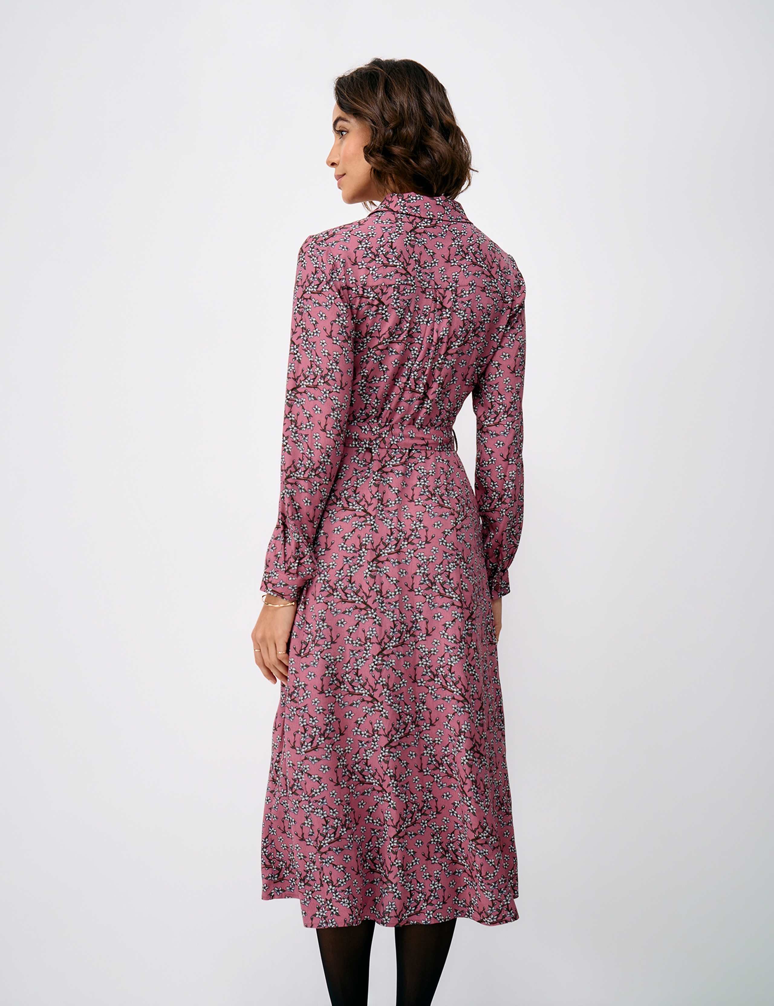 Button Through Midi Shirt Dress 3 of 5