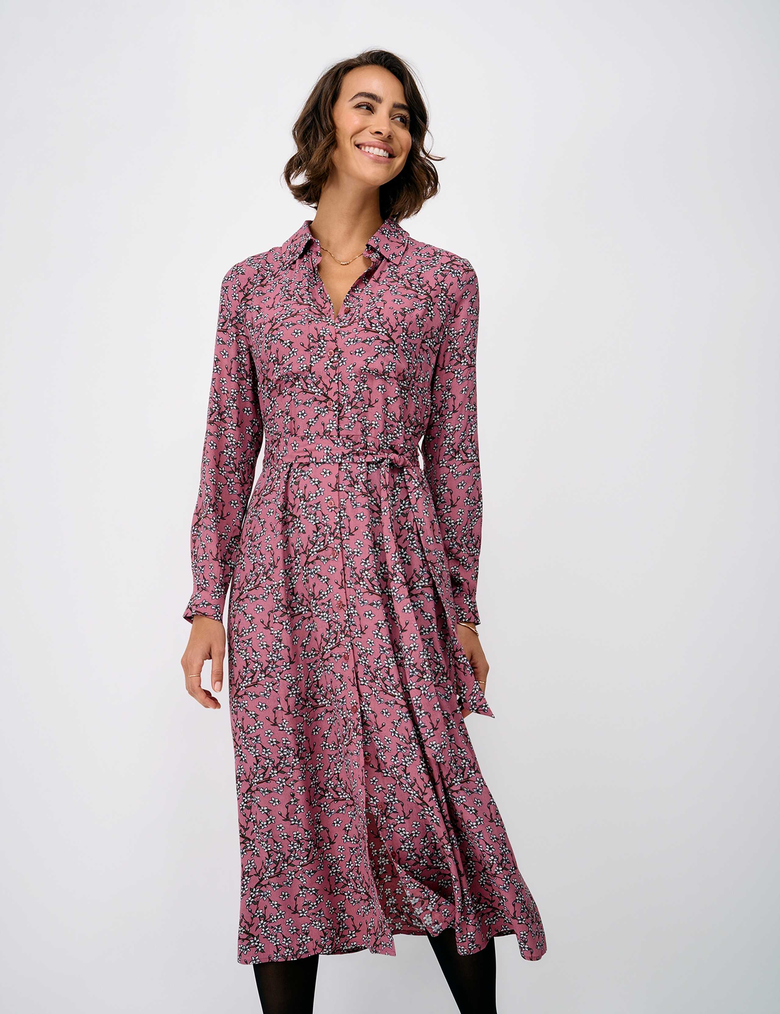 Button Through Midi Shirt Dress 4 of 5