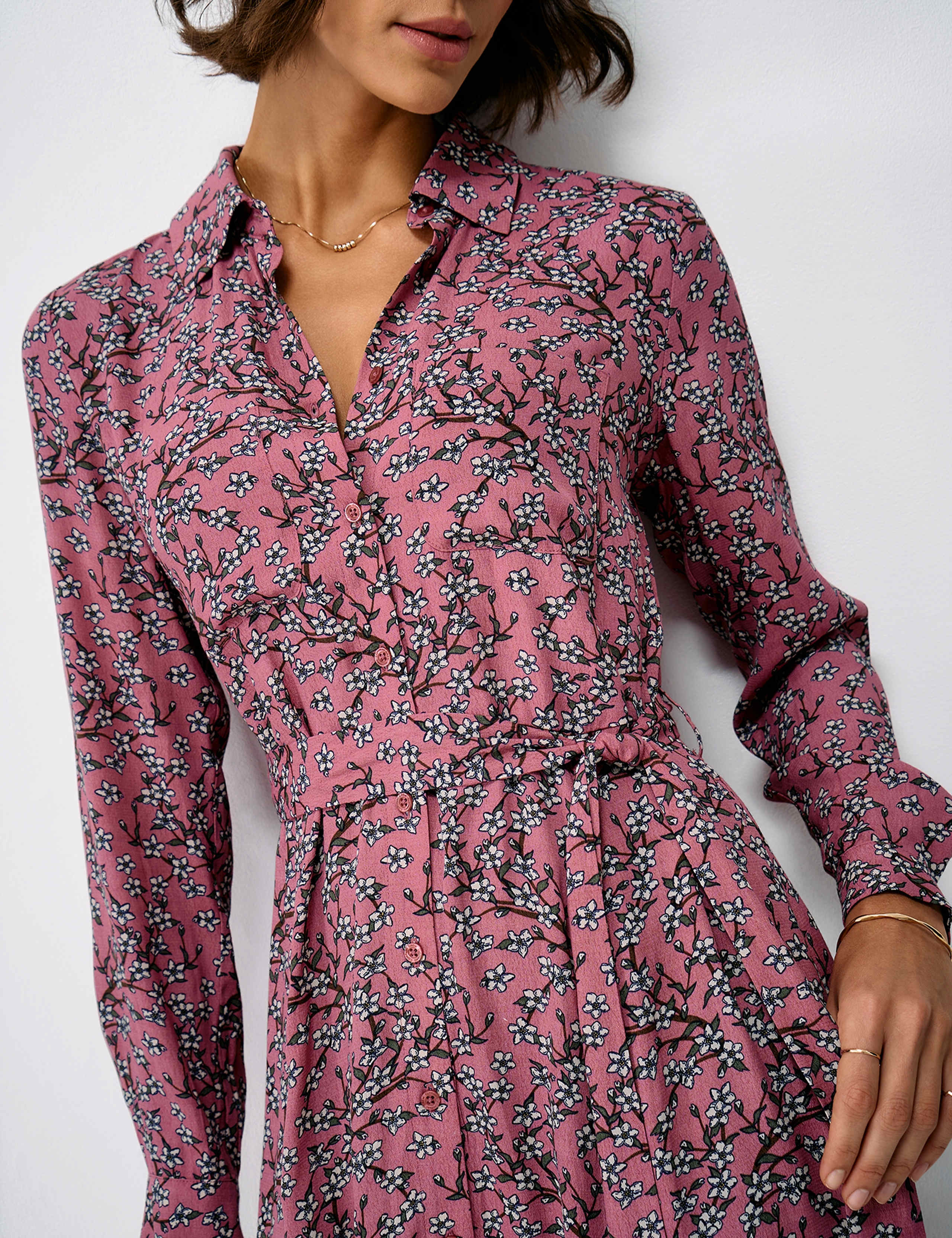 Button Through Midi Shirt Dress 5 of 5
