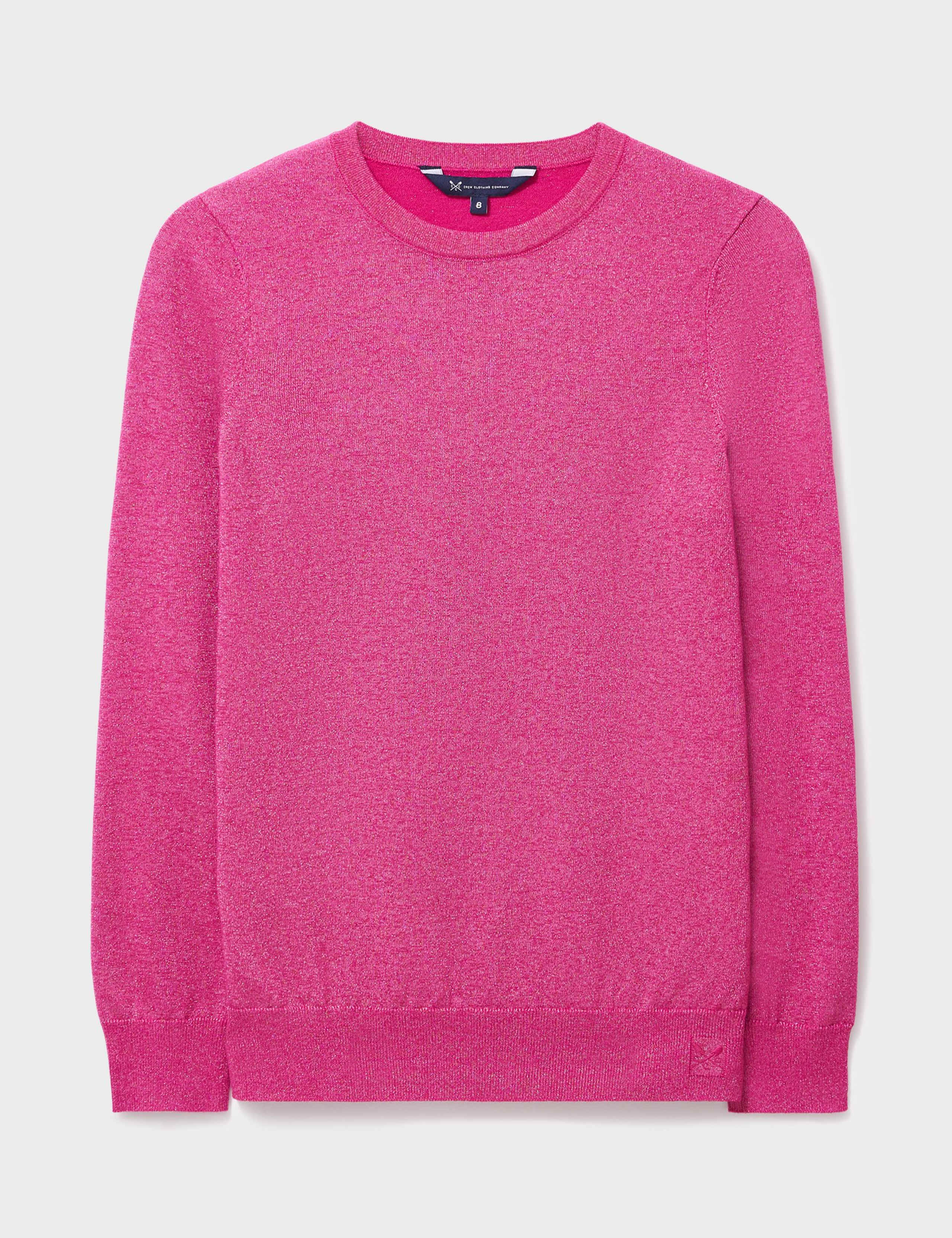 Sparkly Crew Neck Balloon Sleeve Jumper 2 of 5