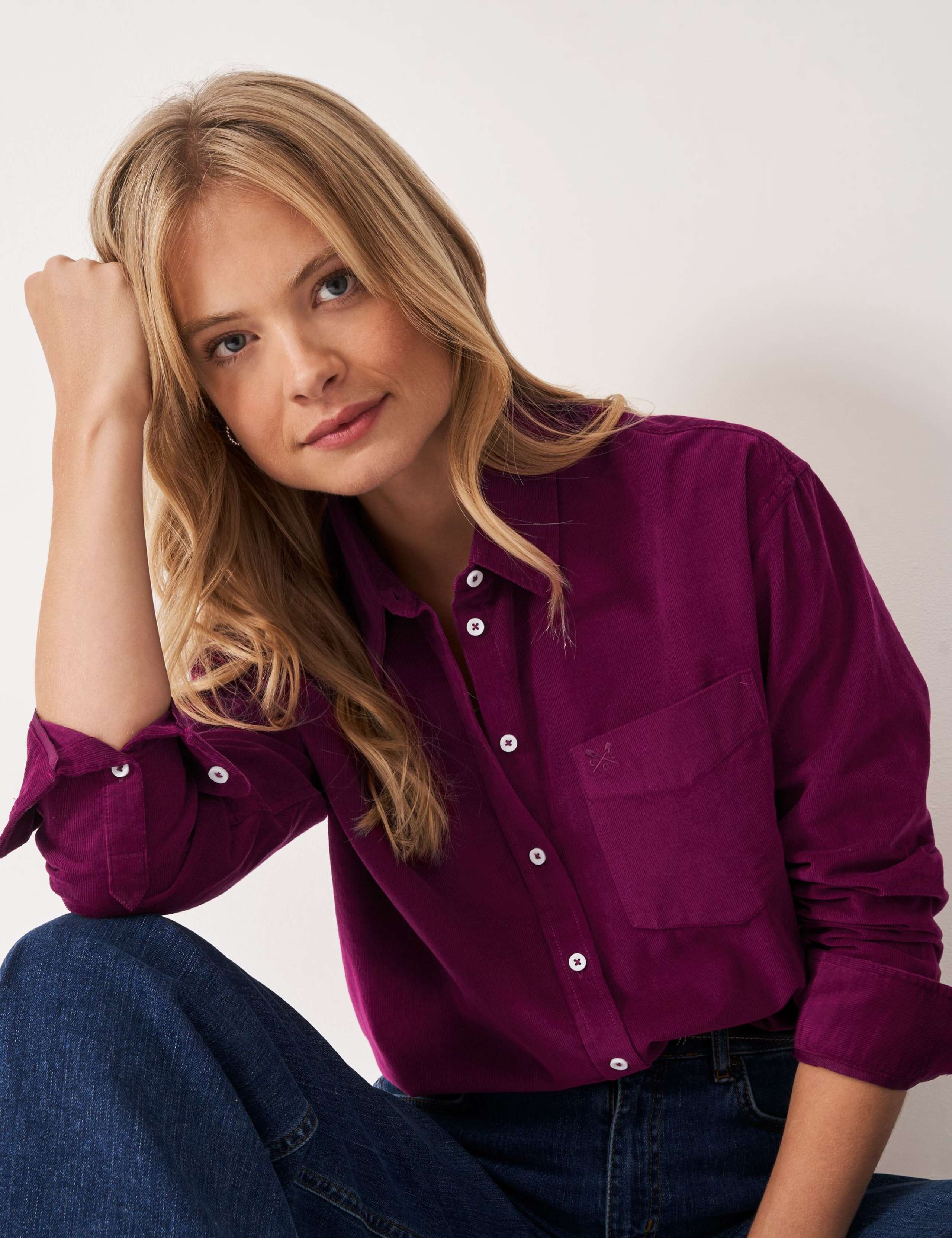 Cord Collared Overshirt 3 of 4