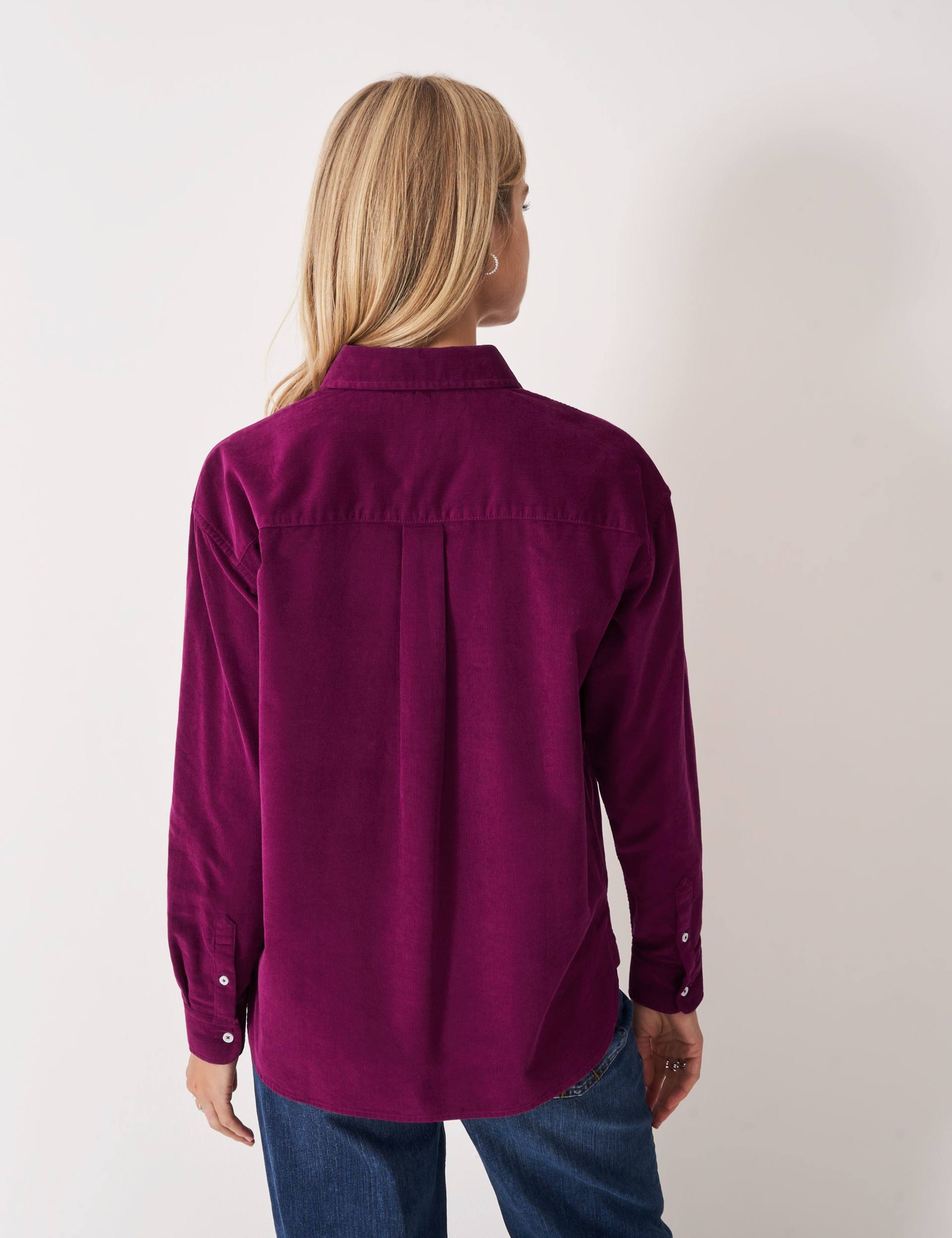 Cord Collared Overshirt 4 of 4