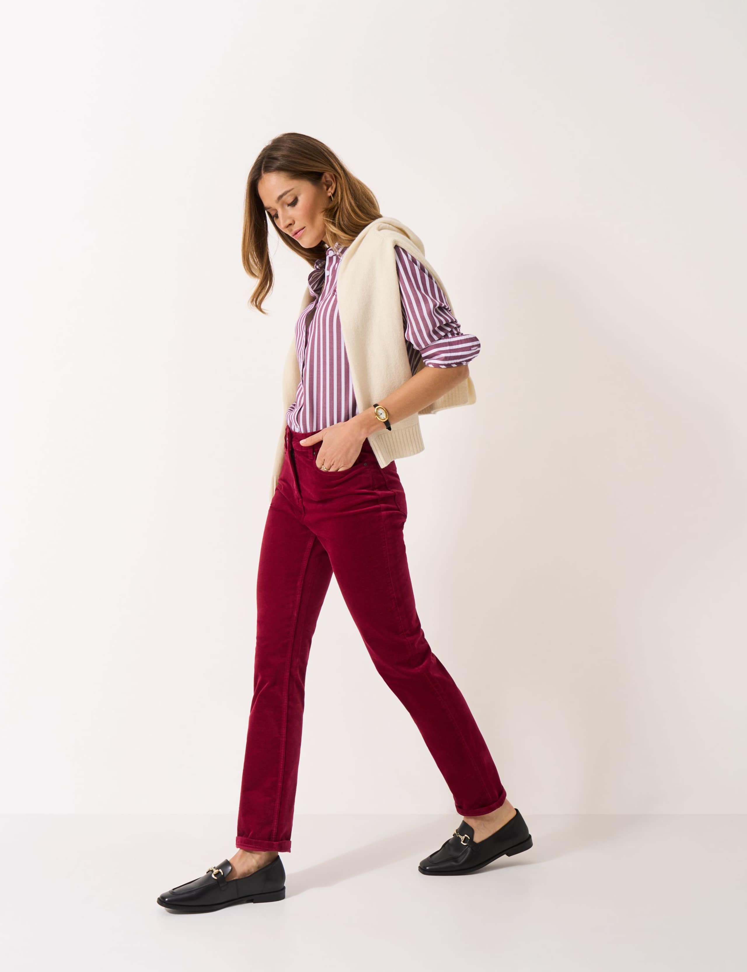 Pure Cotton Twill Striped Relaxed Shirt 1 of 5