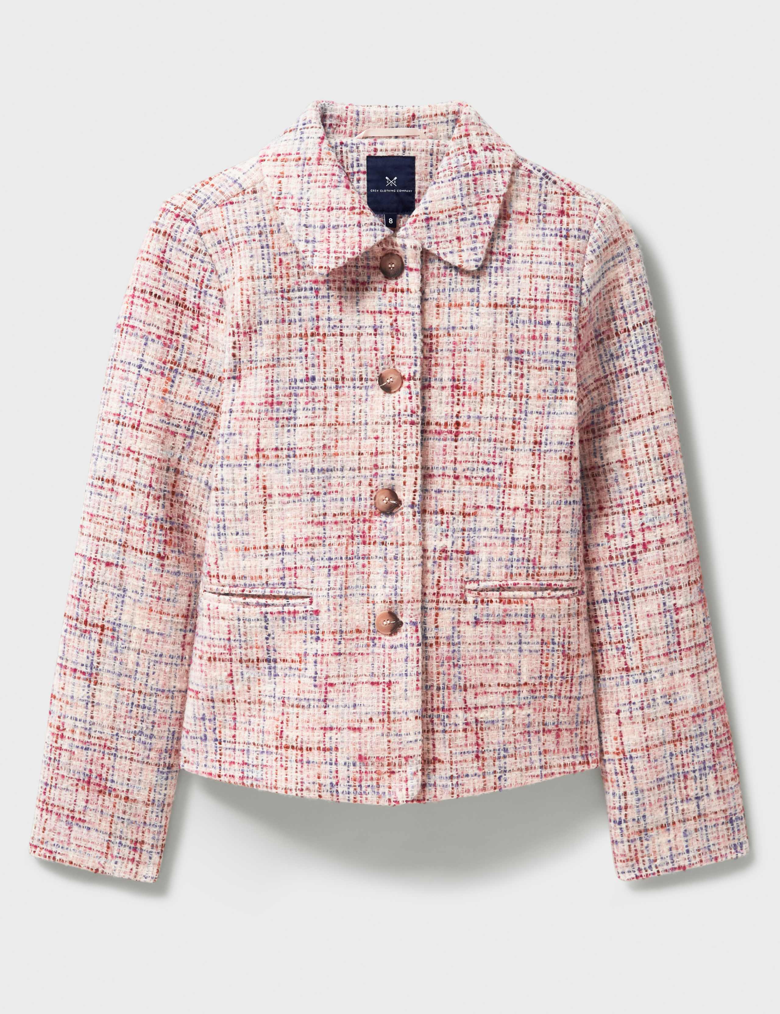 Textured Collared Short Jacket 2 of 5