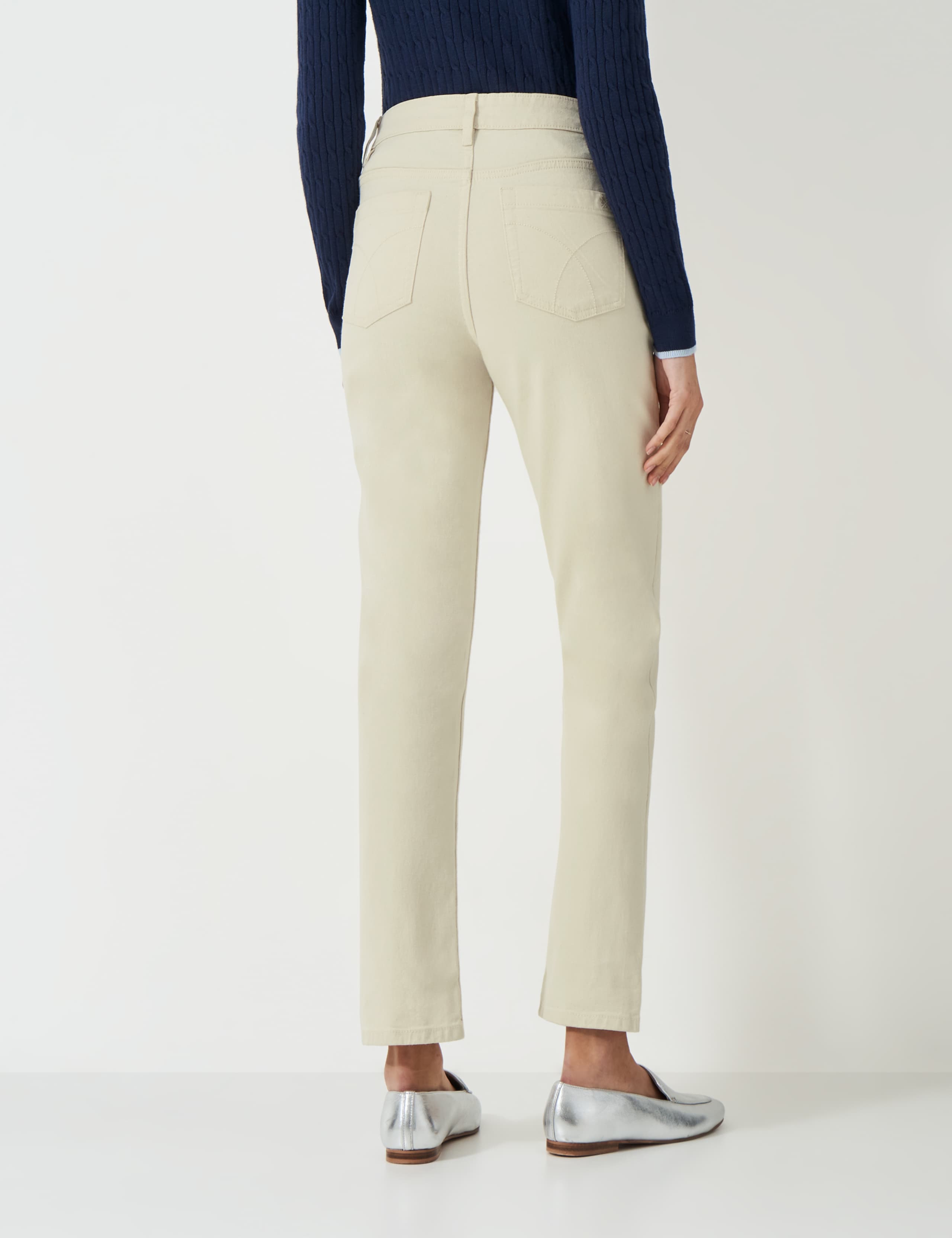 High Waisted Straight Leg Jeans 4 of 5