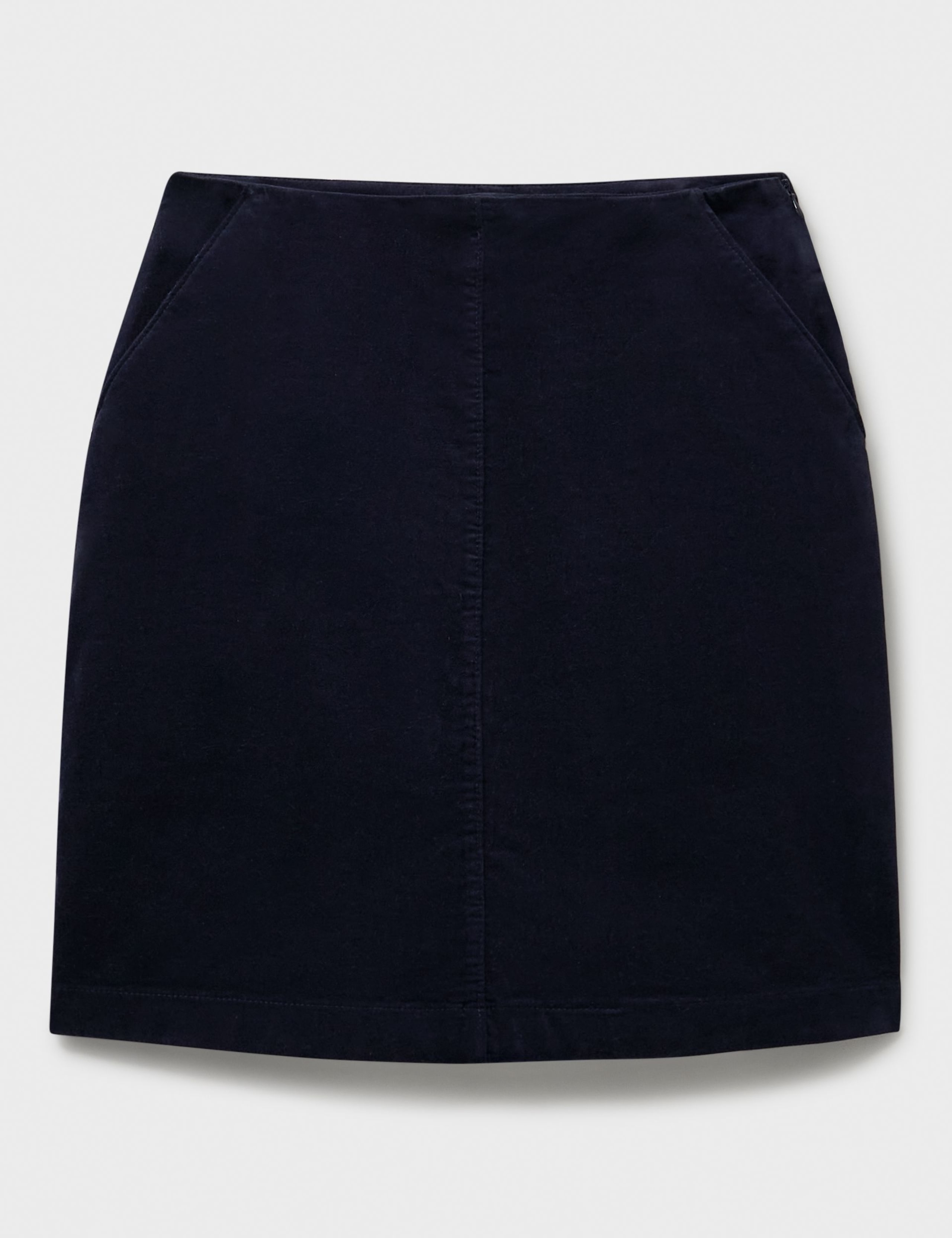 Velvet Mini A-Line Skirt 2 of 5