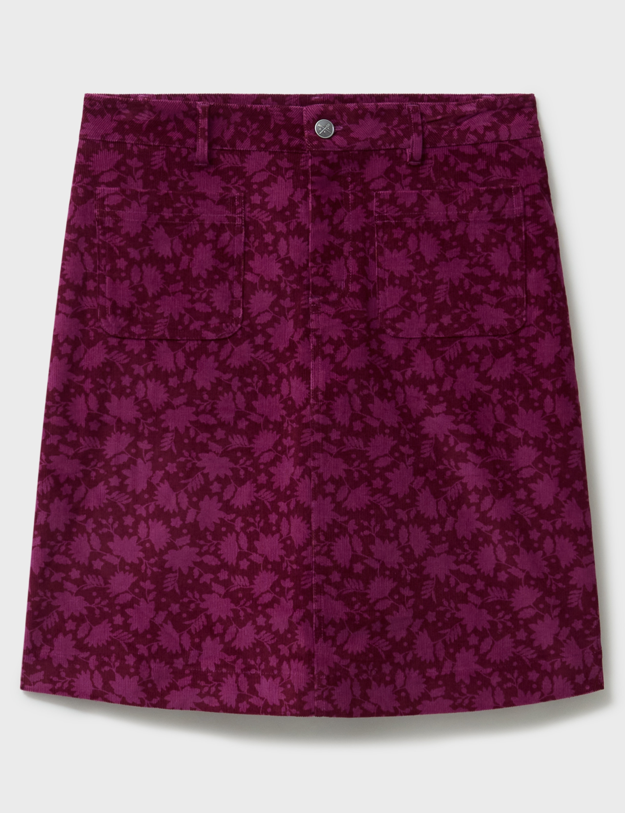 Cord Paisley Mini Pencil Skirt 2 of 5