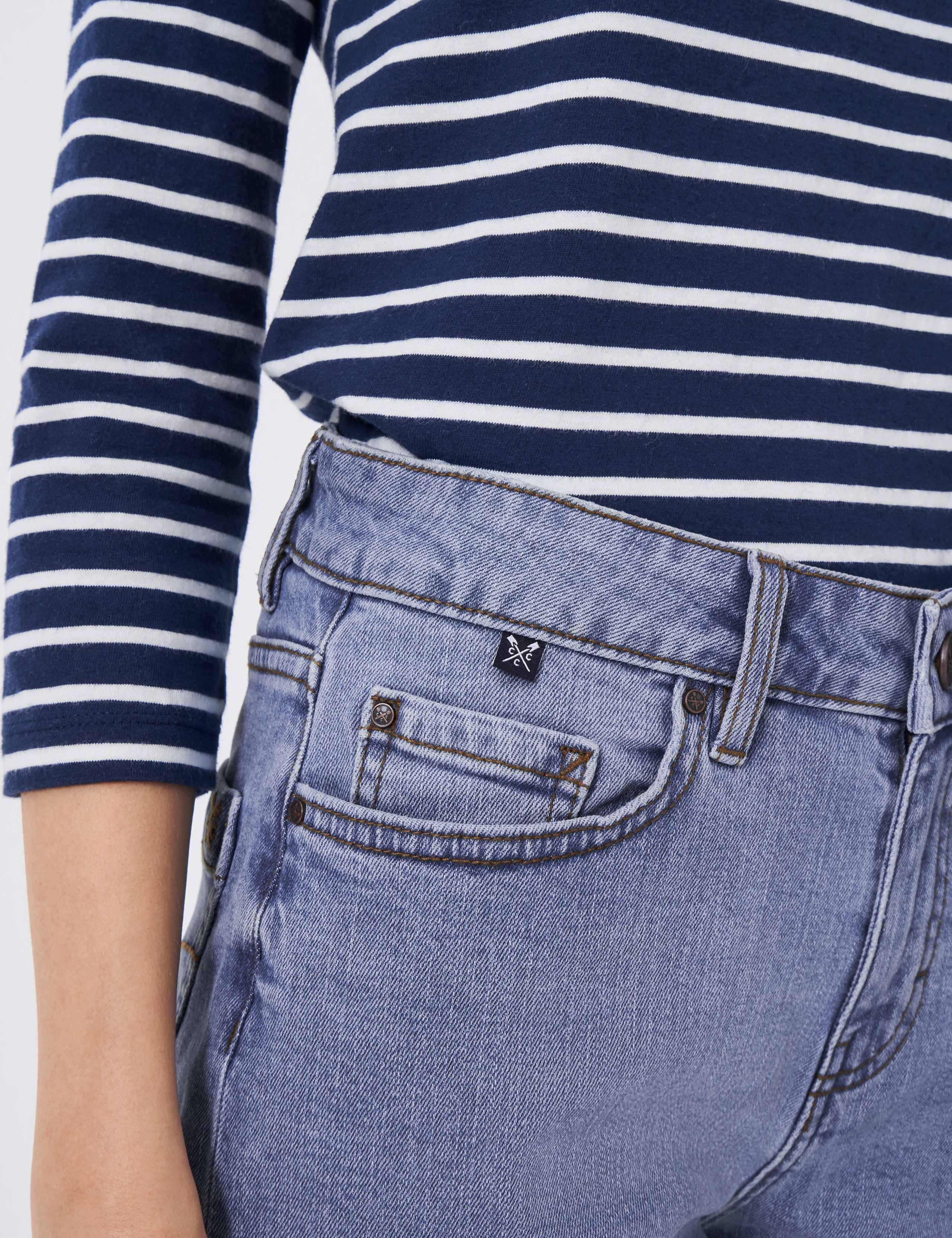 Denim Turn-Up Shorts 5 of 5