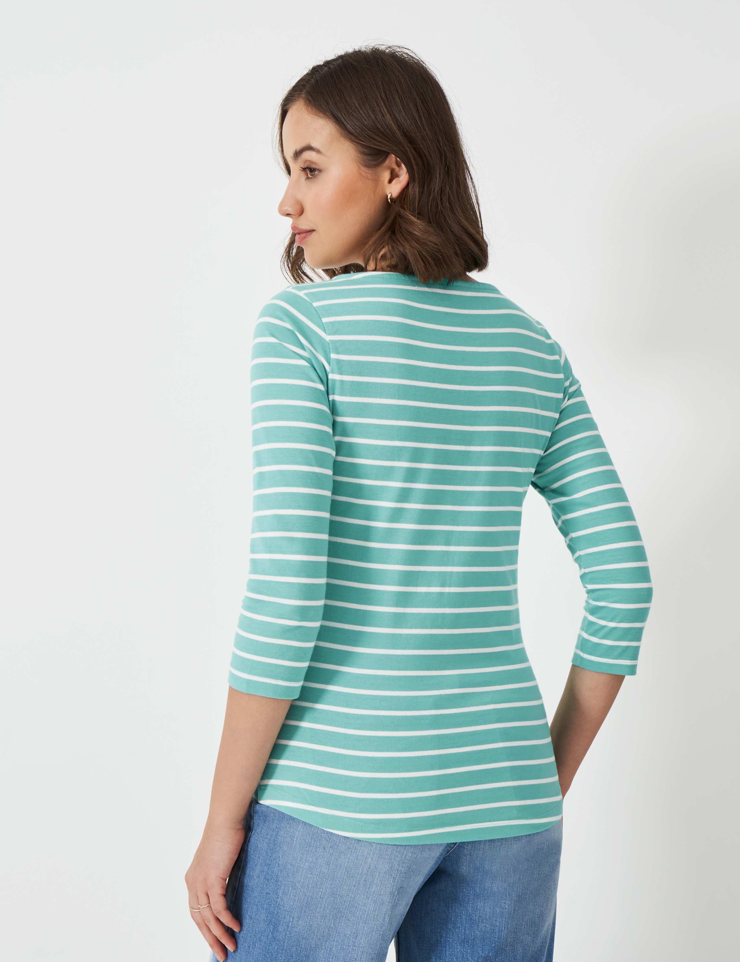 Pure Cotton Striped Top 4 of 5