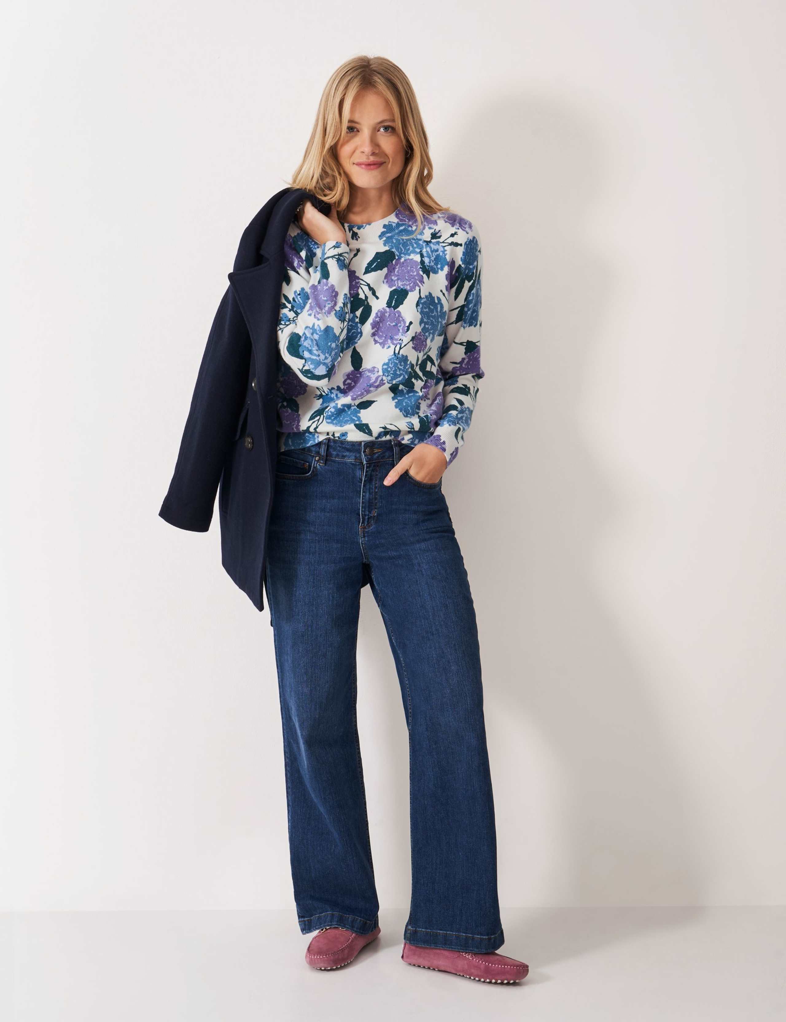 Floral Crew Neck Jumper 1 of 5