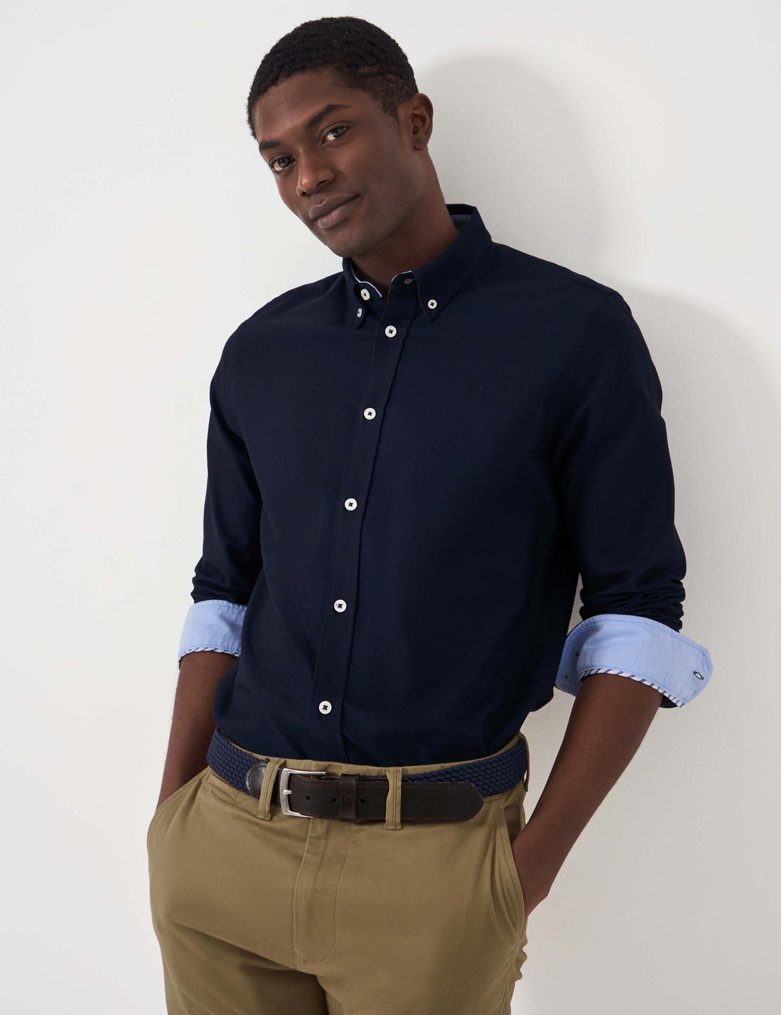 Slim Fit Pure Cotton Oxford Shirt 1 of 5
