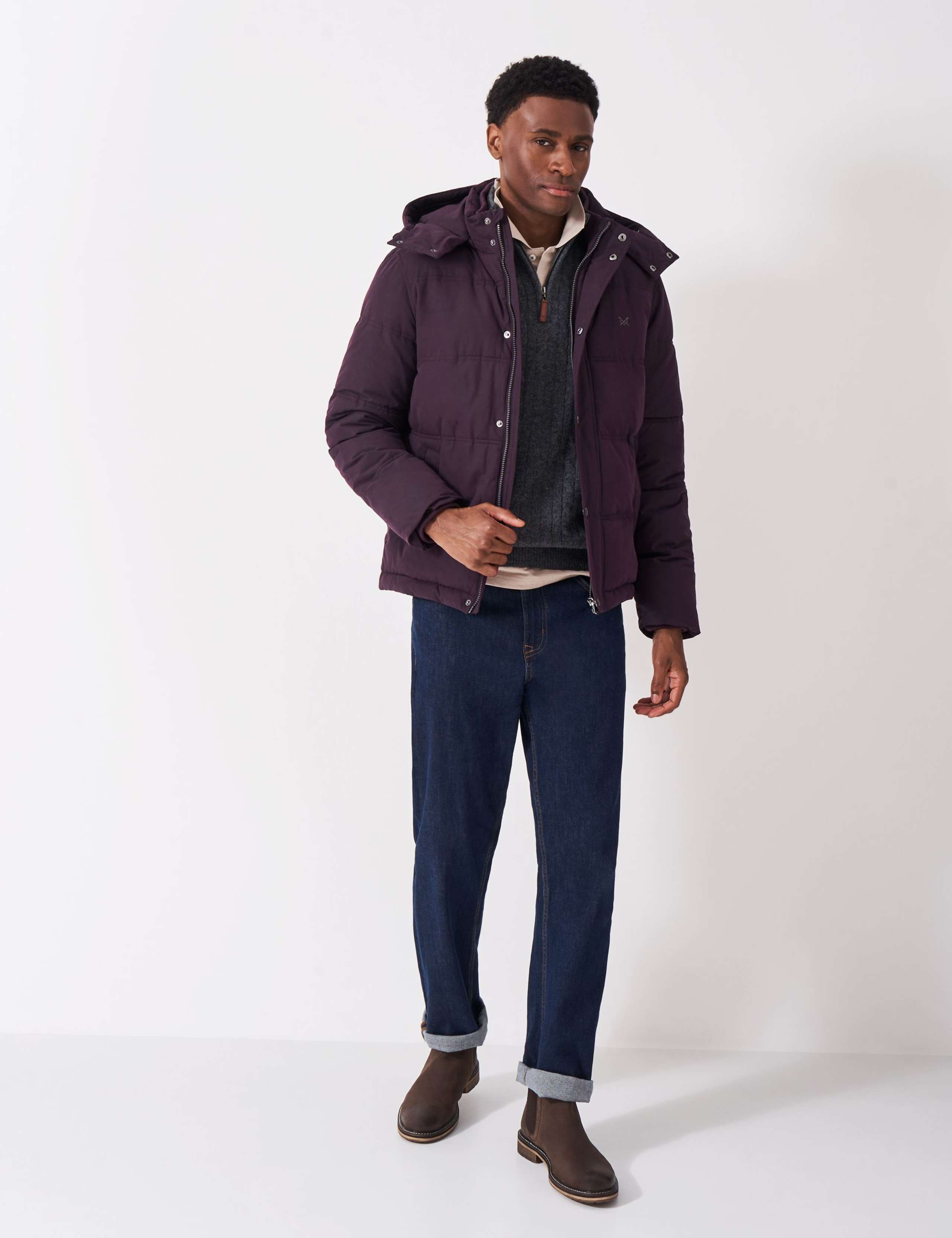 Hooded Padded Puffer Jacket 1 of 6