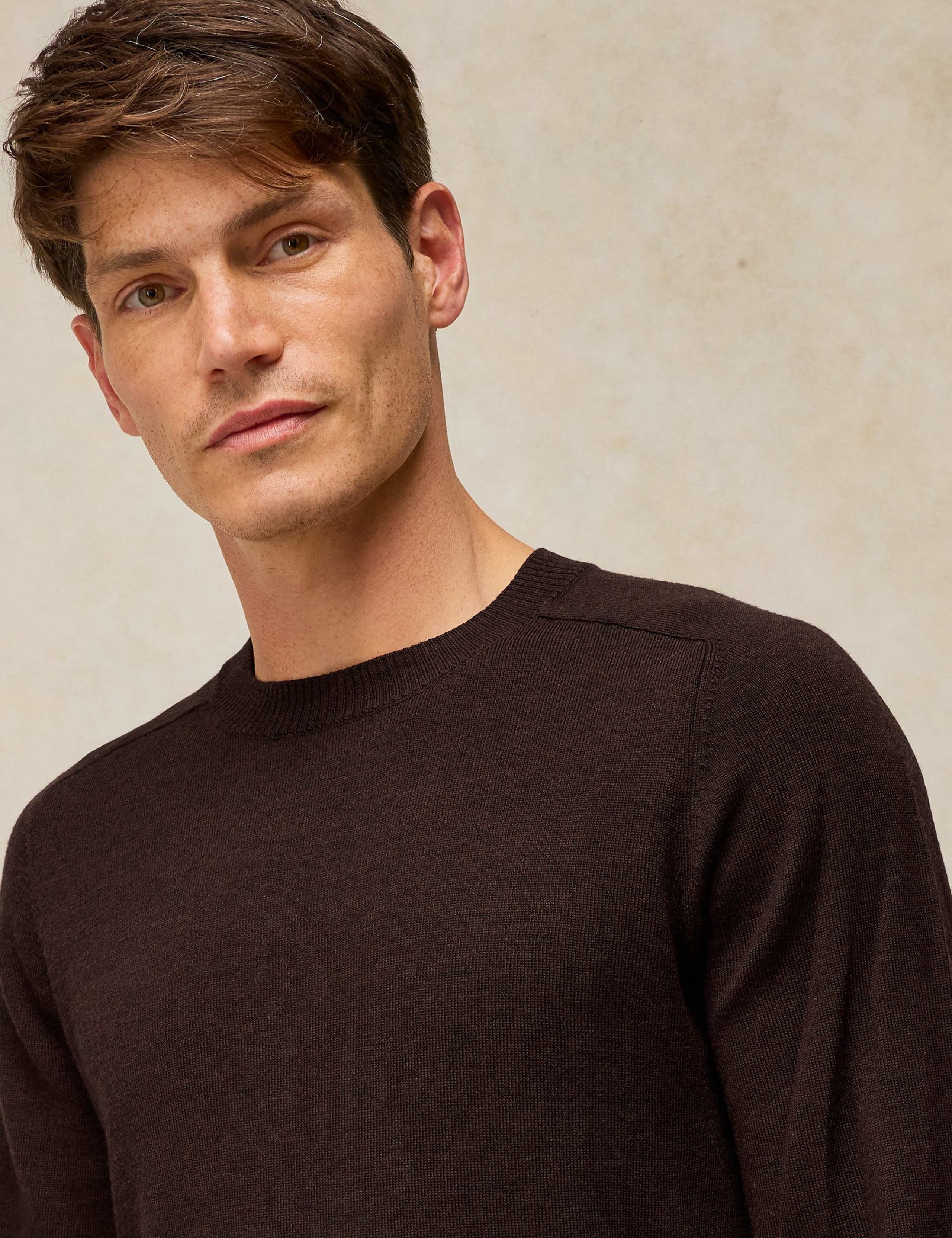 Pure Wool Crew Neck Long Sleeve Jumper 4 of 6