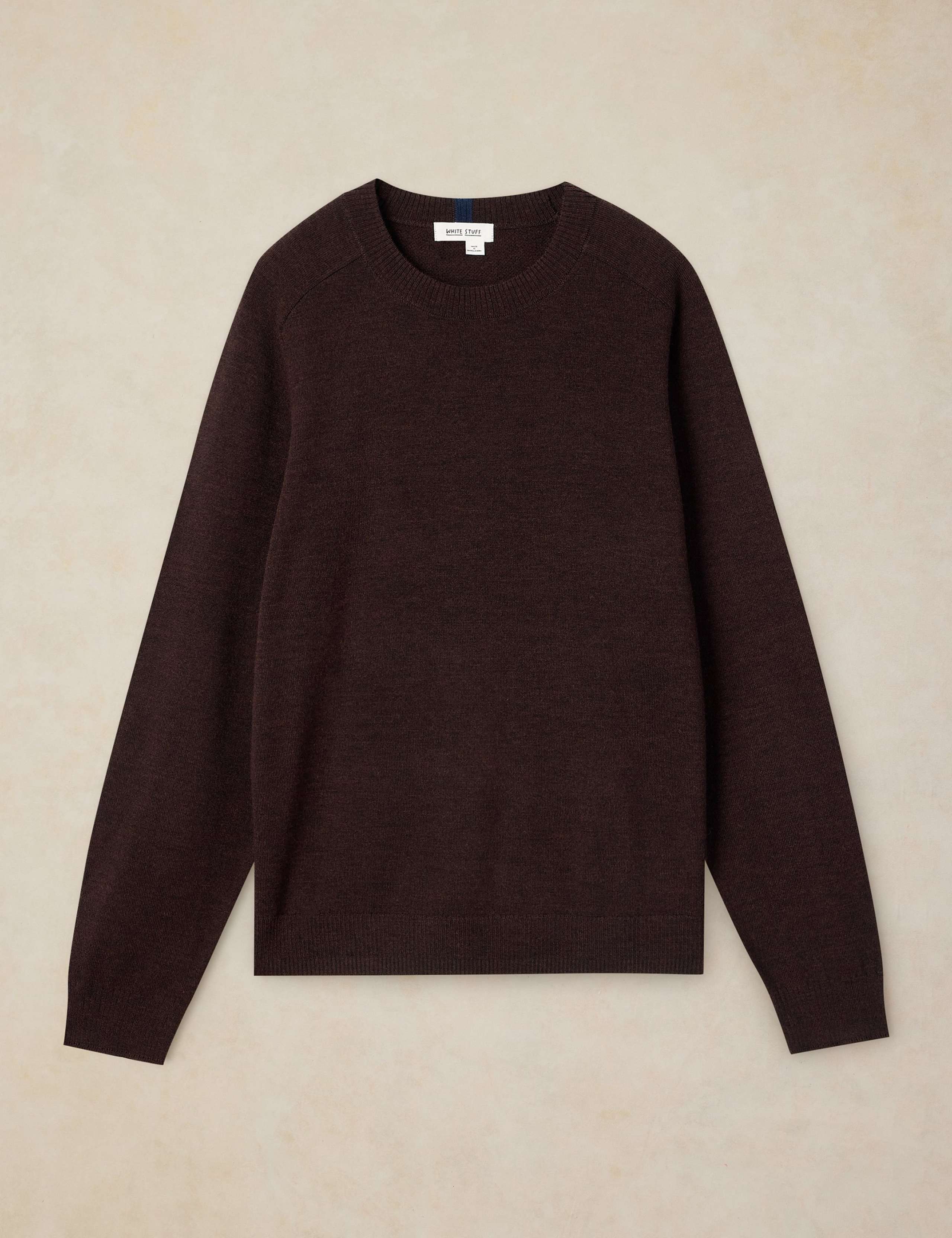 Pure Wool Crew Neck Long Sleeve Jumper 2 of 6