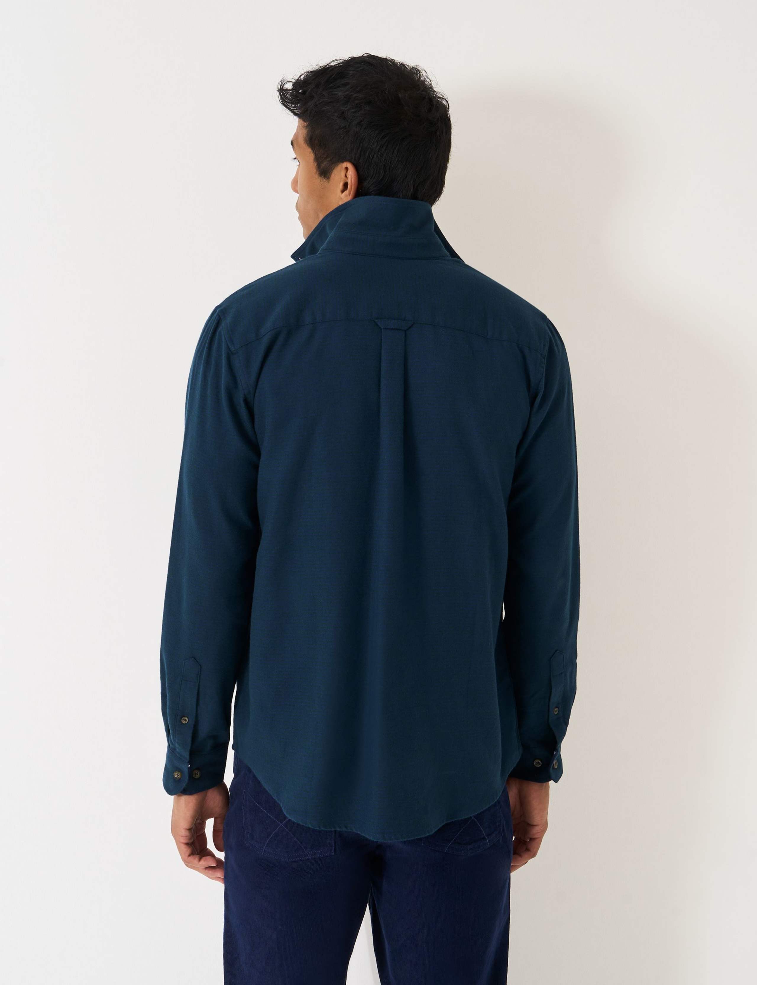 Pure Cotton Houndstooth Flannel Shirt 3 of 5