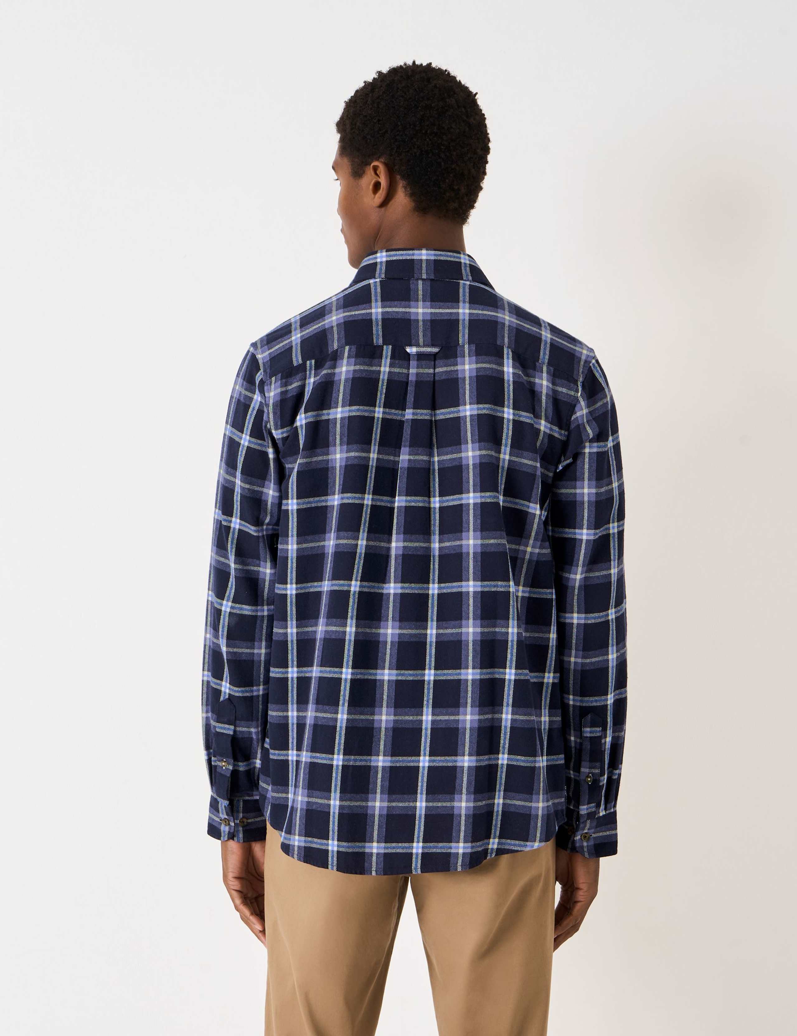 Pure Cotton Check Flannel Shirt 5 of 5