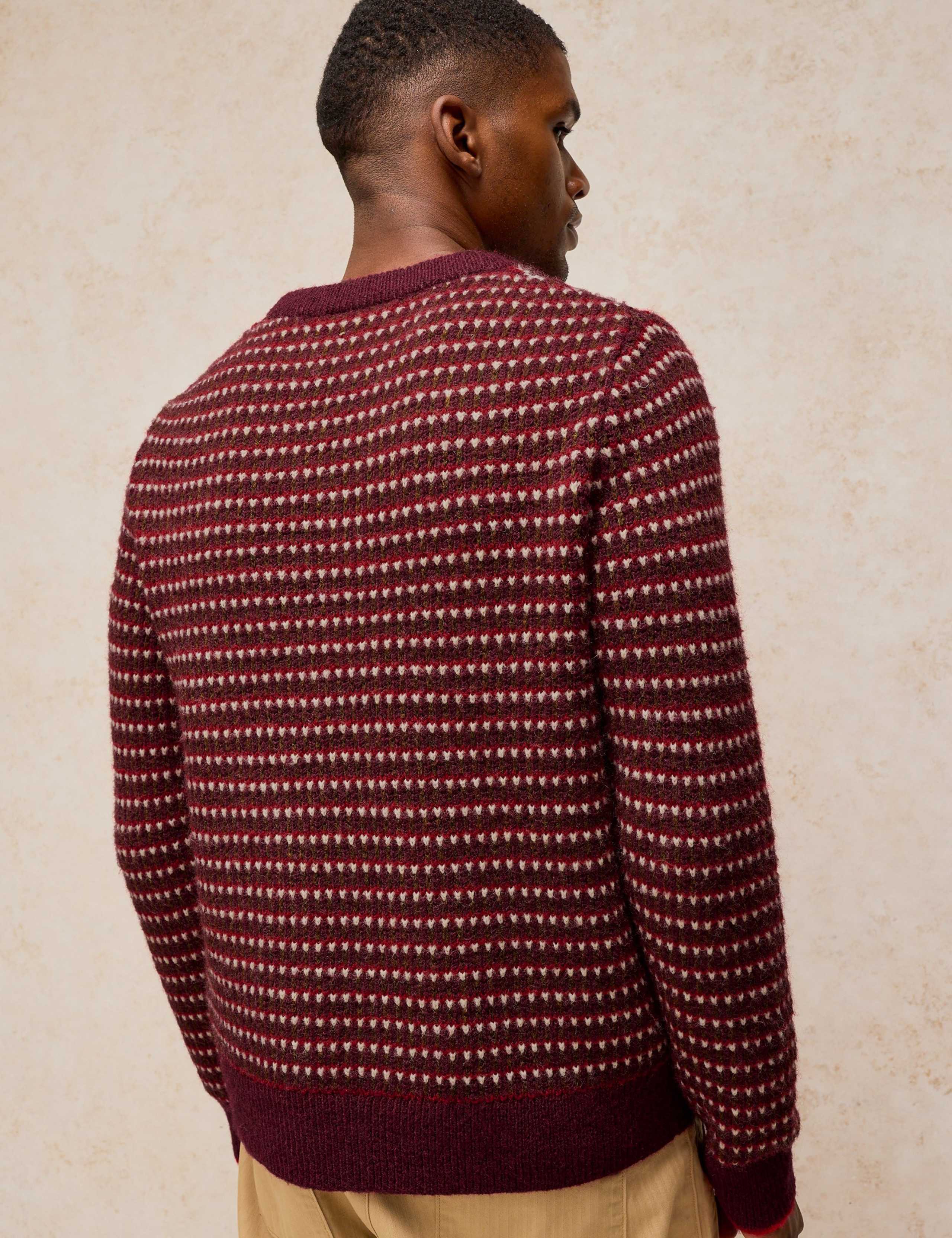 Hamilton Striped Crew Neck Jumper with Wool 3 of 6