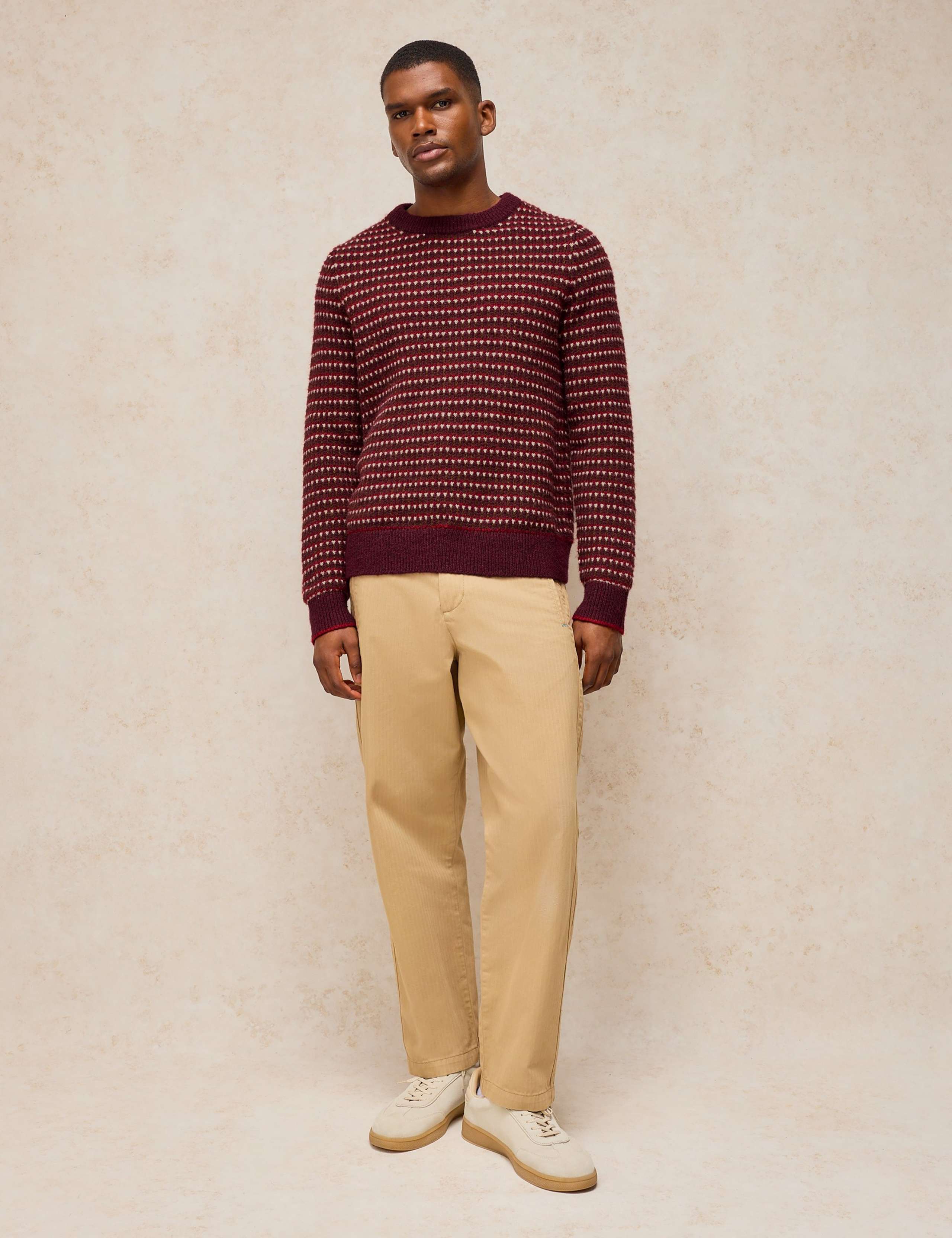 Hamilton Striped Crew Neck Jumper with Wool 4 of 6