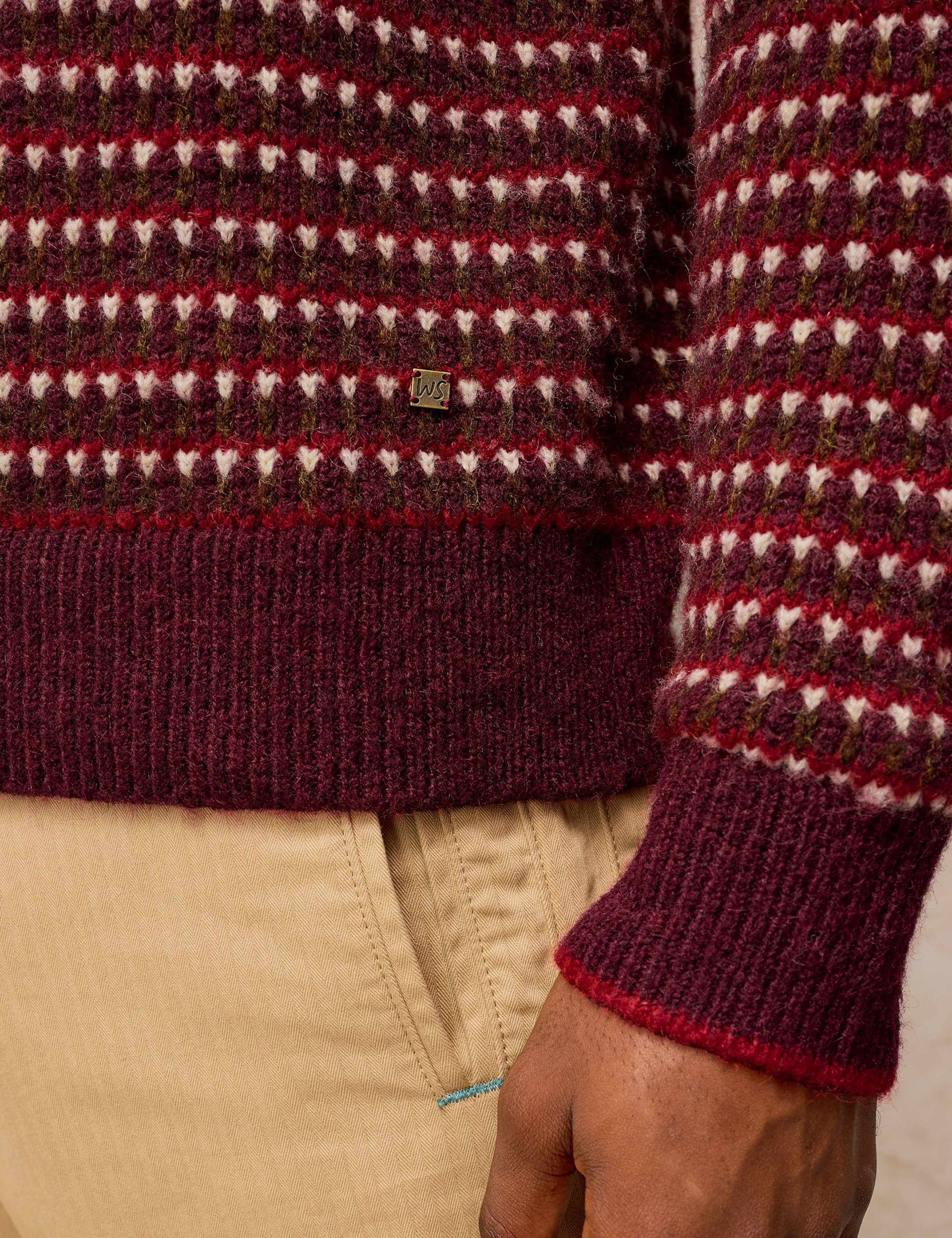 Hamilton Striped Crew Neck Jumper with Wool 5 of 6