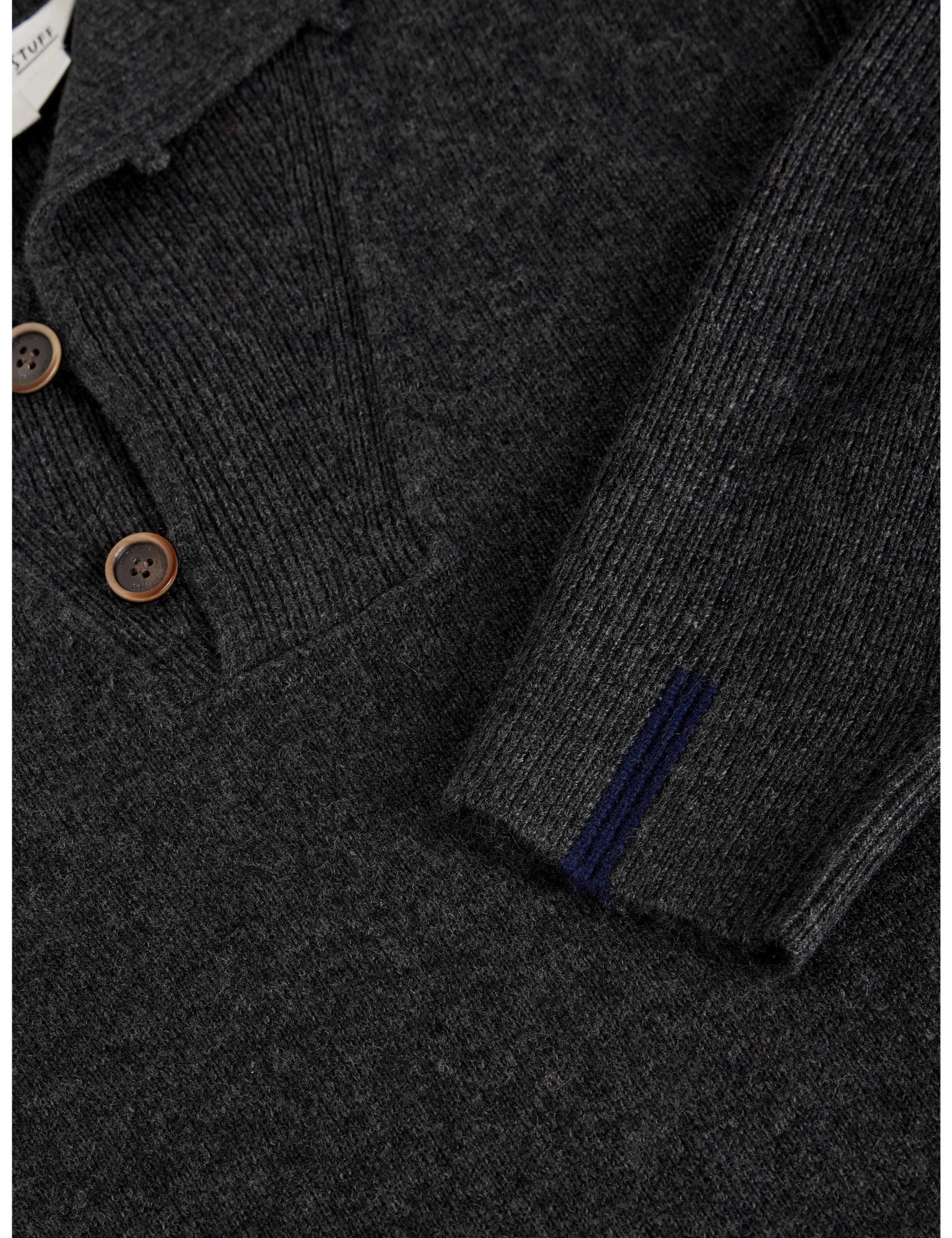 Milton Wool Rich Shawl Neck Jumper 6 of 6