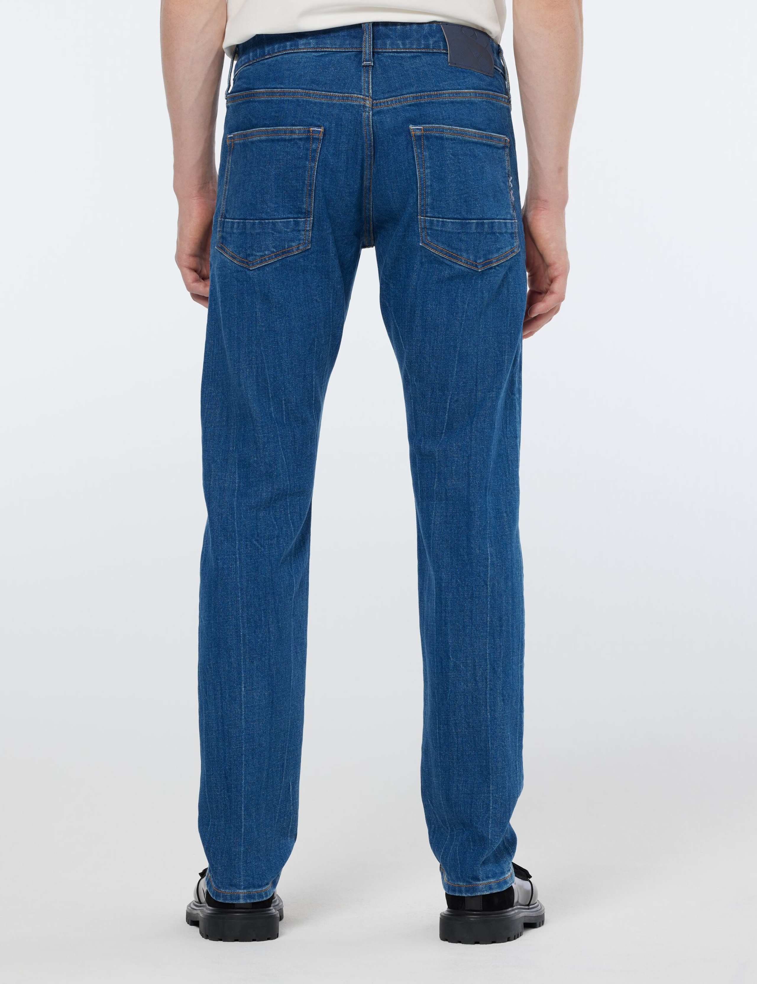 Regular Fit Slim 5 Pocket Stretch Jeans 3 of 5