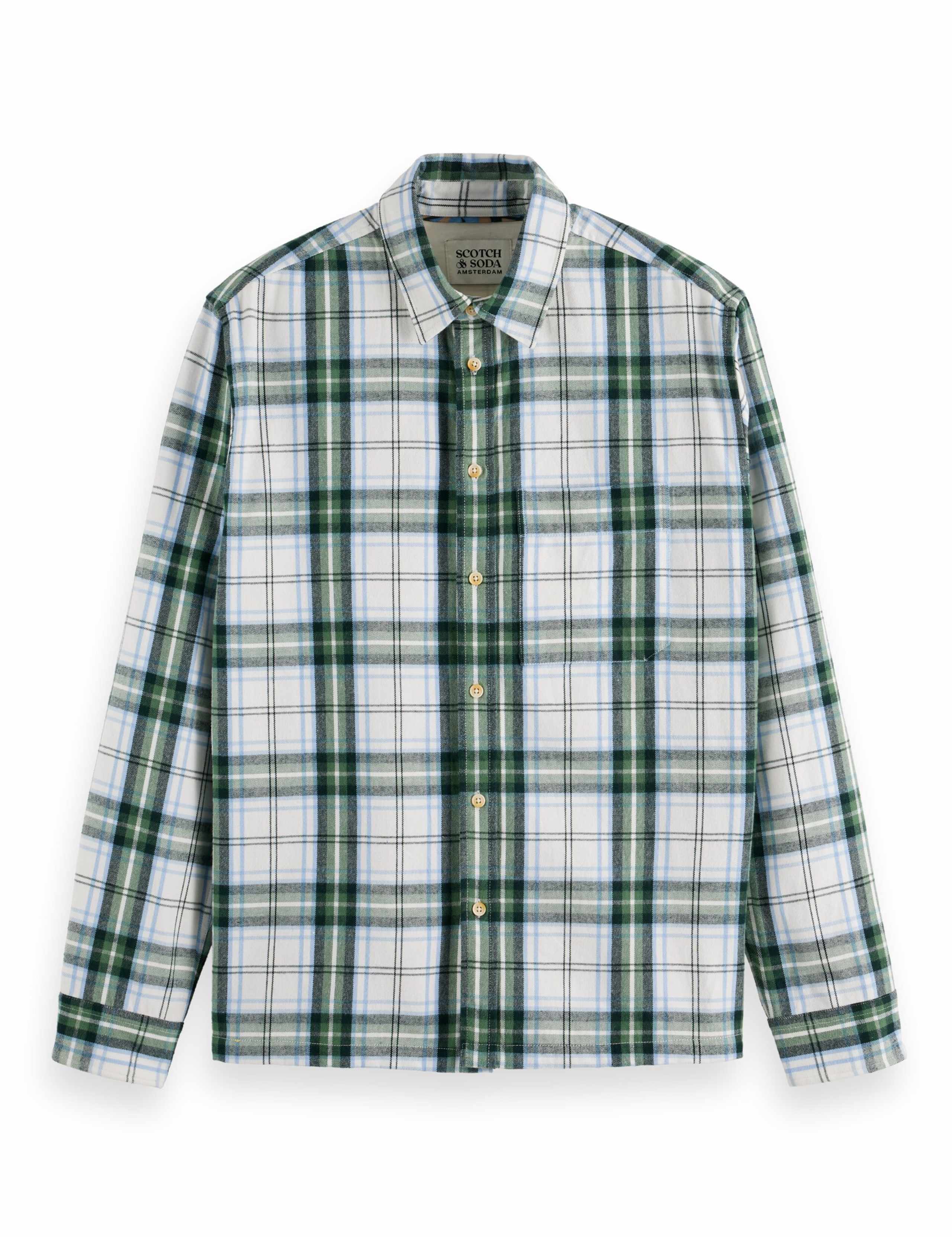 Pure Cotton Flannel Check Shirt 2 of 3