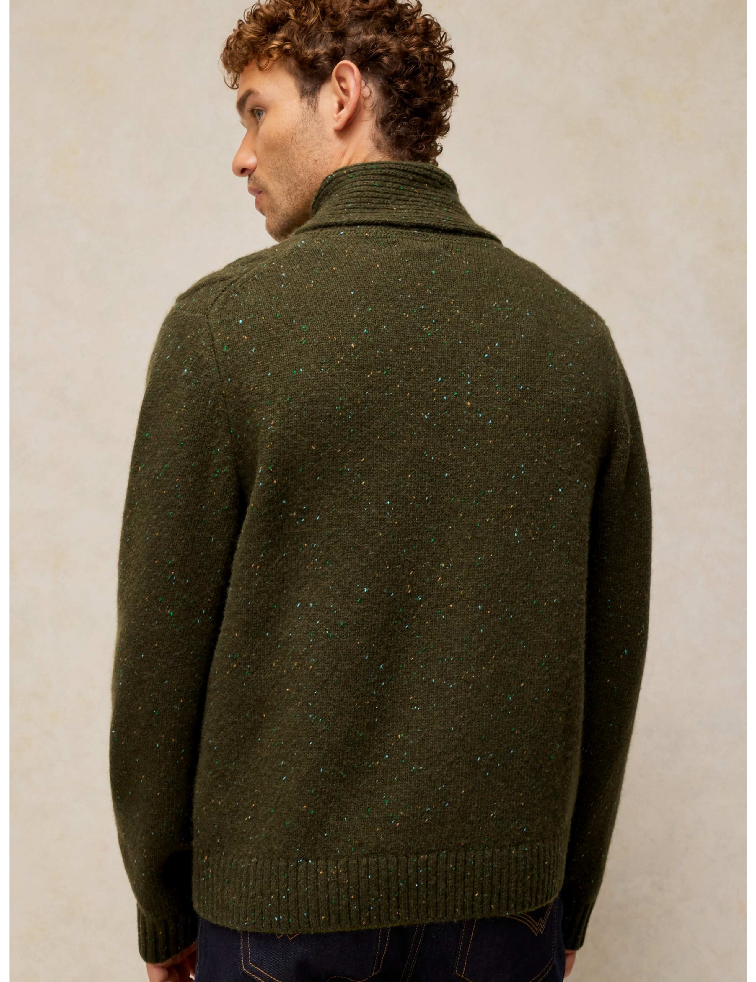 Berkley Wool Rich Shawl Neck Jumper 3 of 6