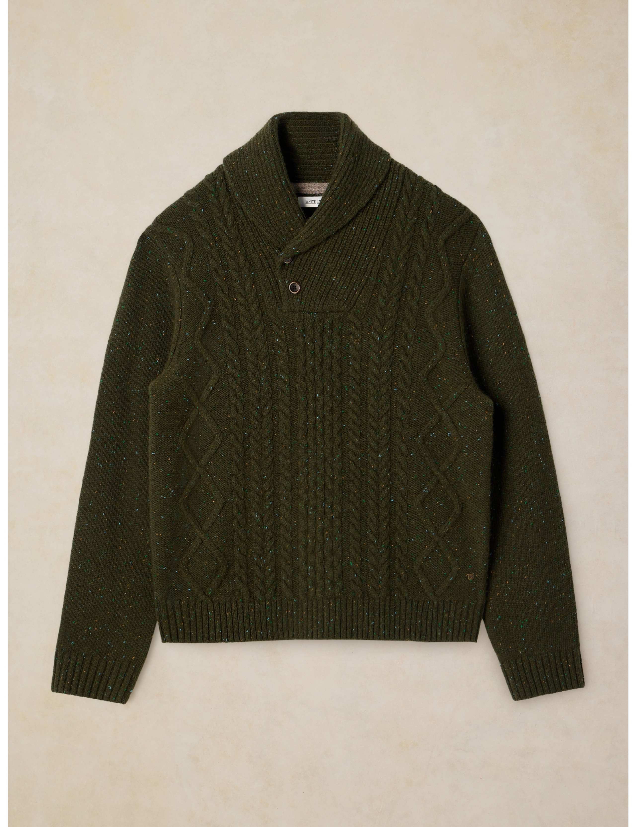 Berkley Wool Rich Shawl Neck Jumper 2 of 6