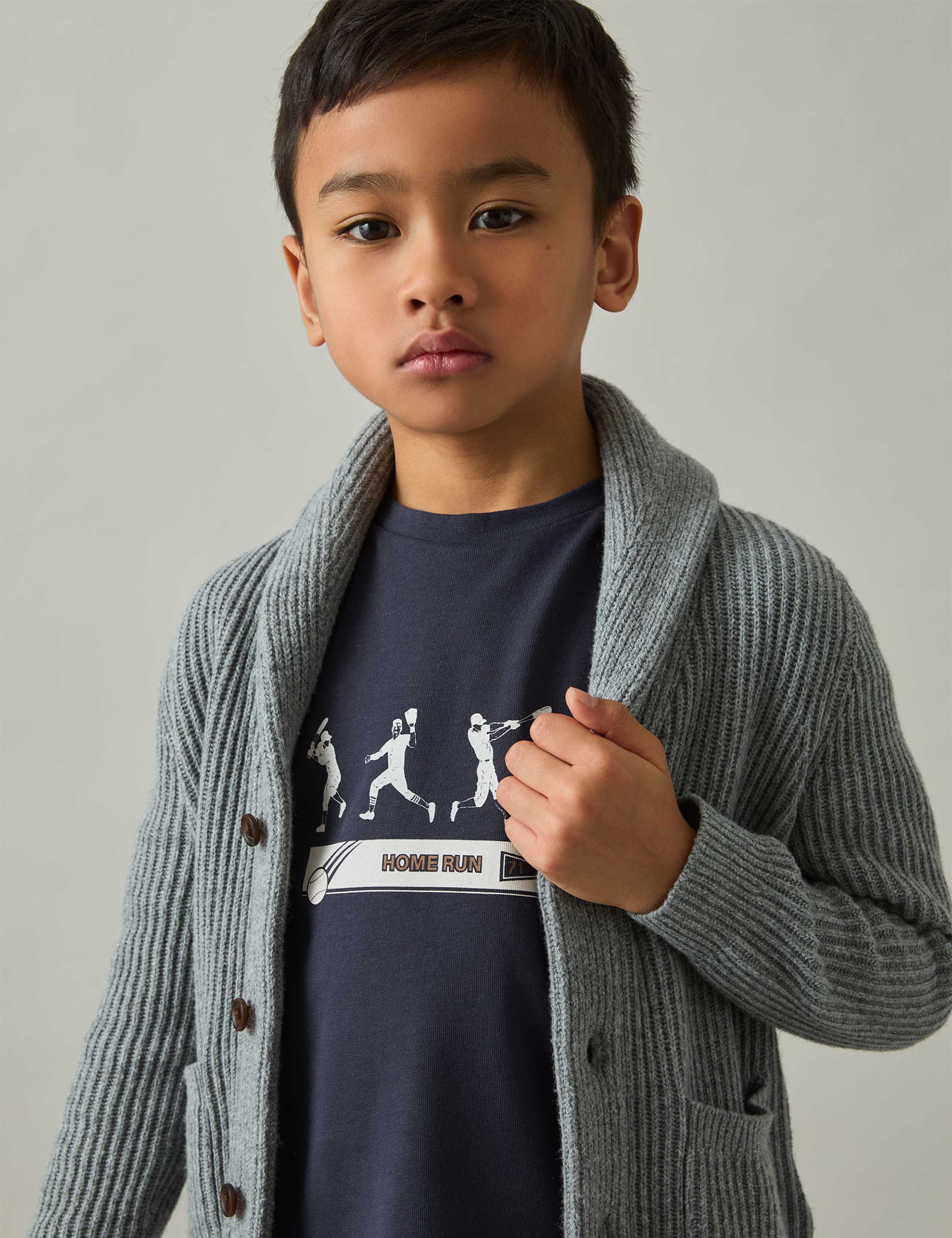 Pure Cotton Baseball Oversized T-Shirt (3-14 Yrs) 3 of 4