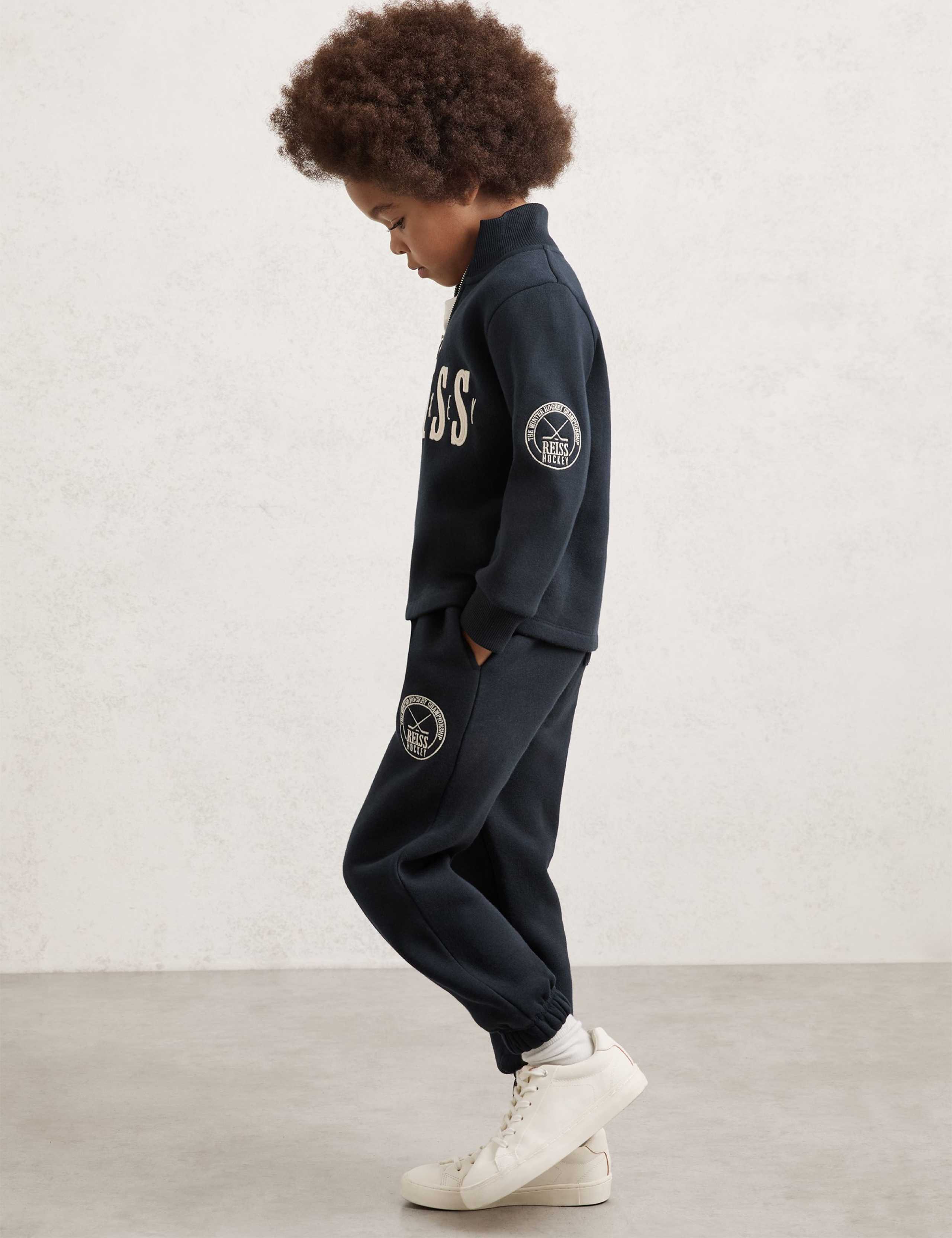Cotton Rich Cuffed Joggers (3-14 Yrs) 4 of 4