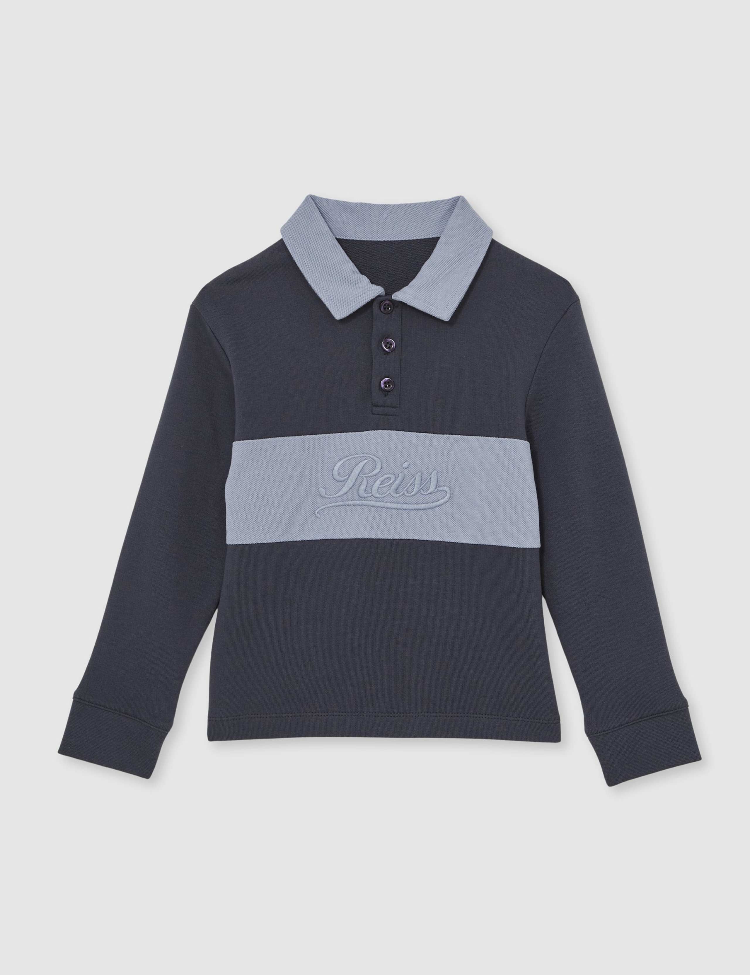 Pure Cotton Embroidered Polo Shirt (3-14 Yrs) 2 of 4