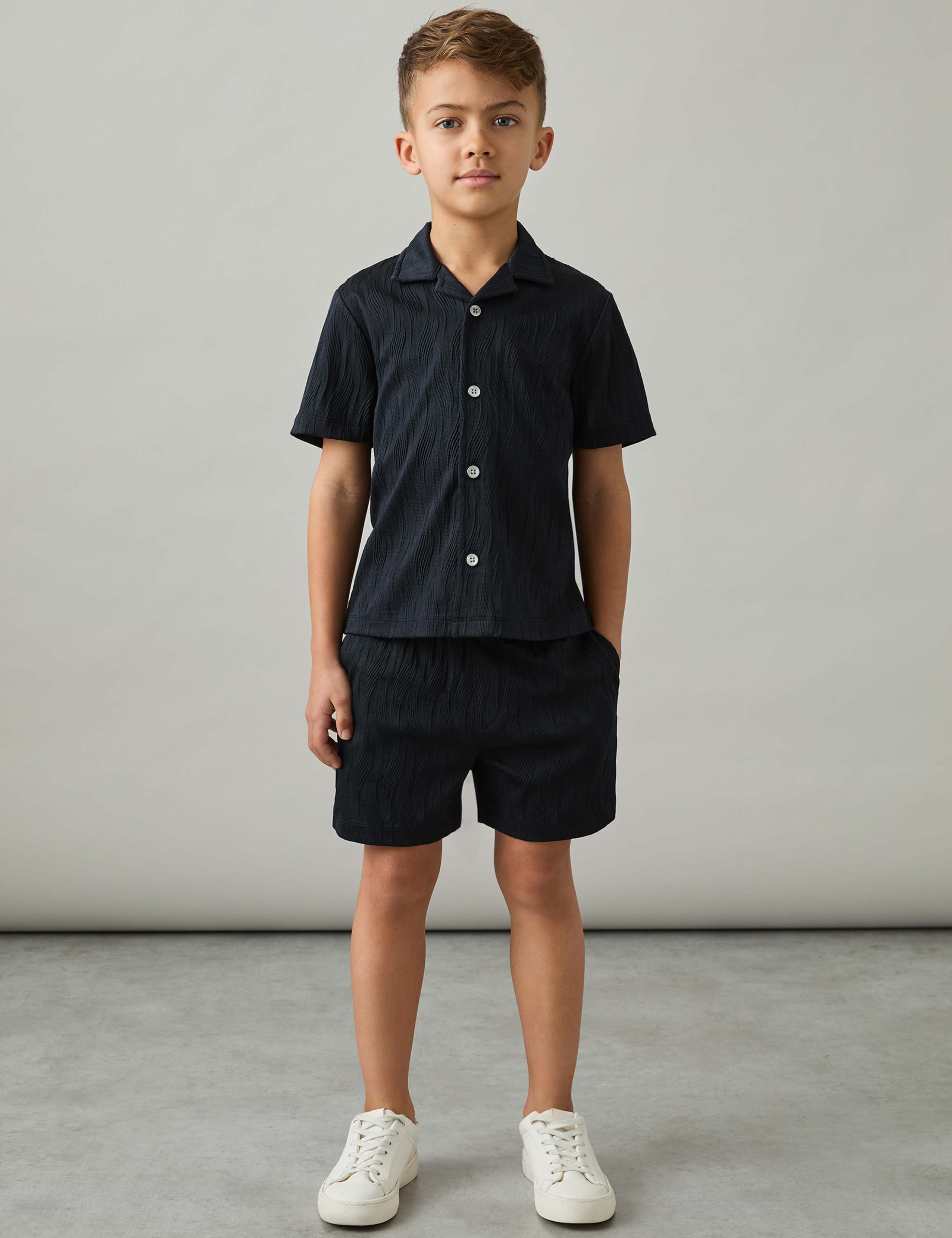 Wave Textured Shorts (3-14 Yrs) 3 of 4
