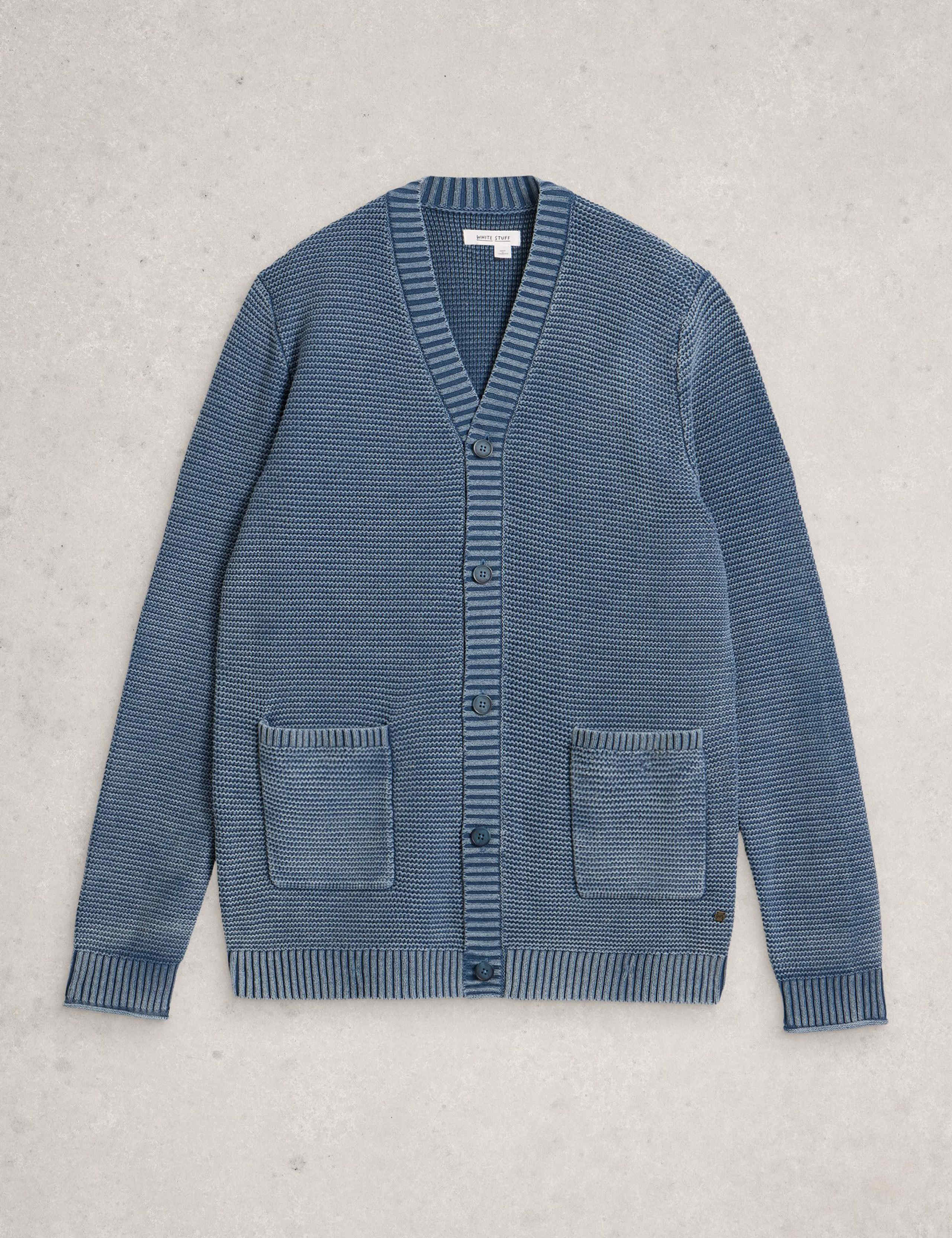 Pure Cotton Textured V-Neck Cardigan 2 of 6