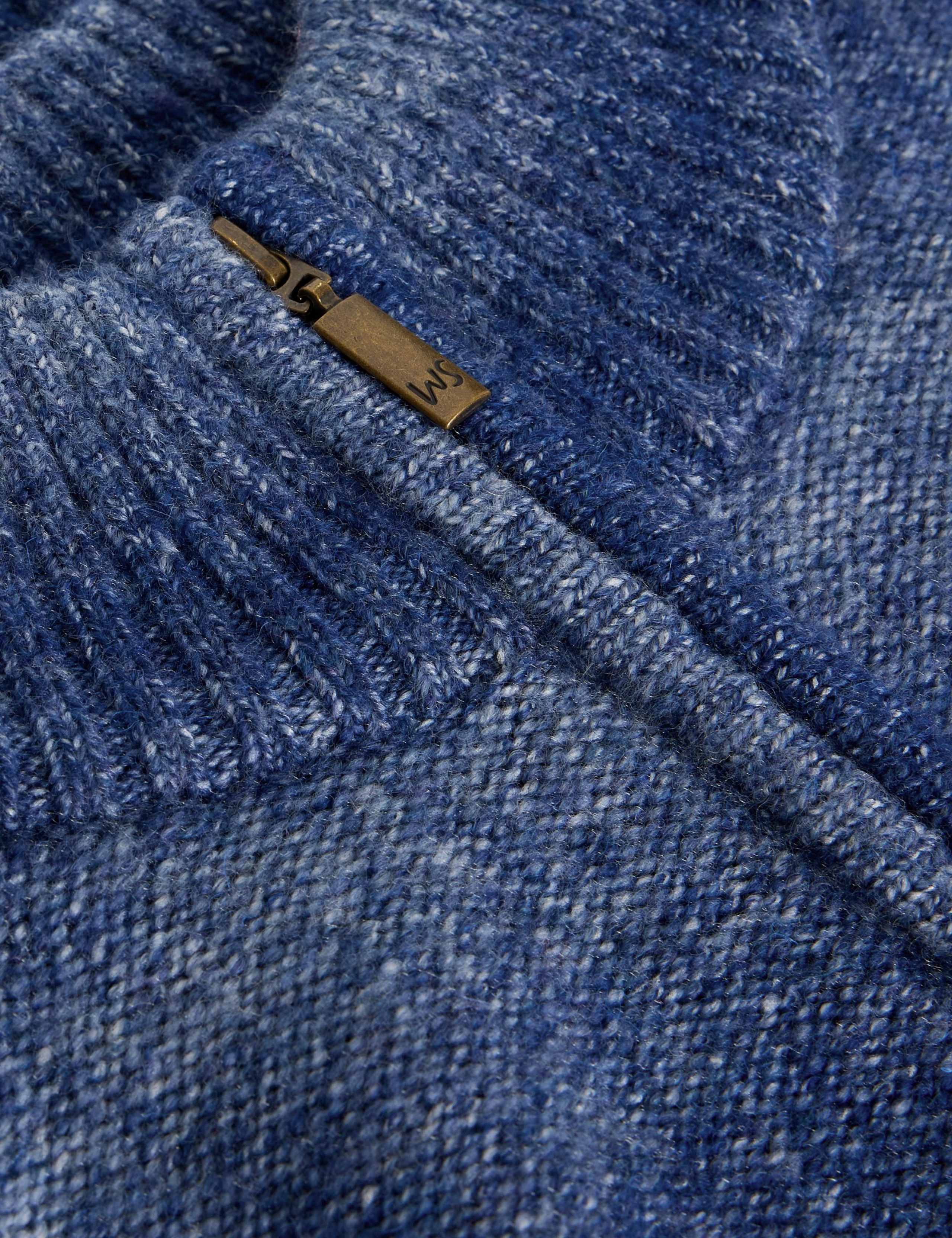 Ombre Striped Textured Half Zip Jumper 4 of 6