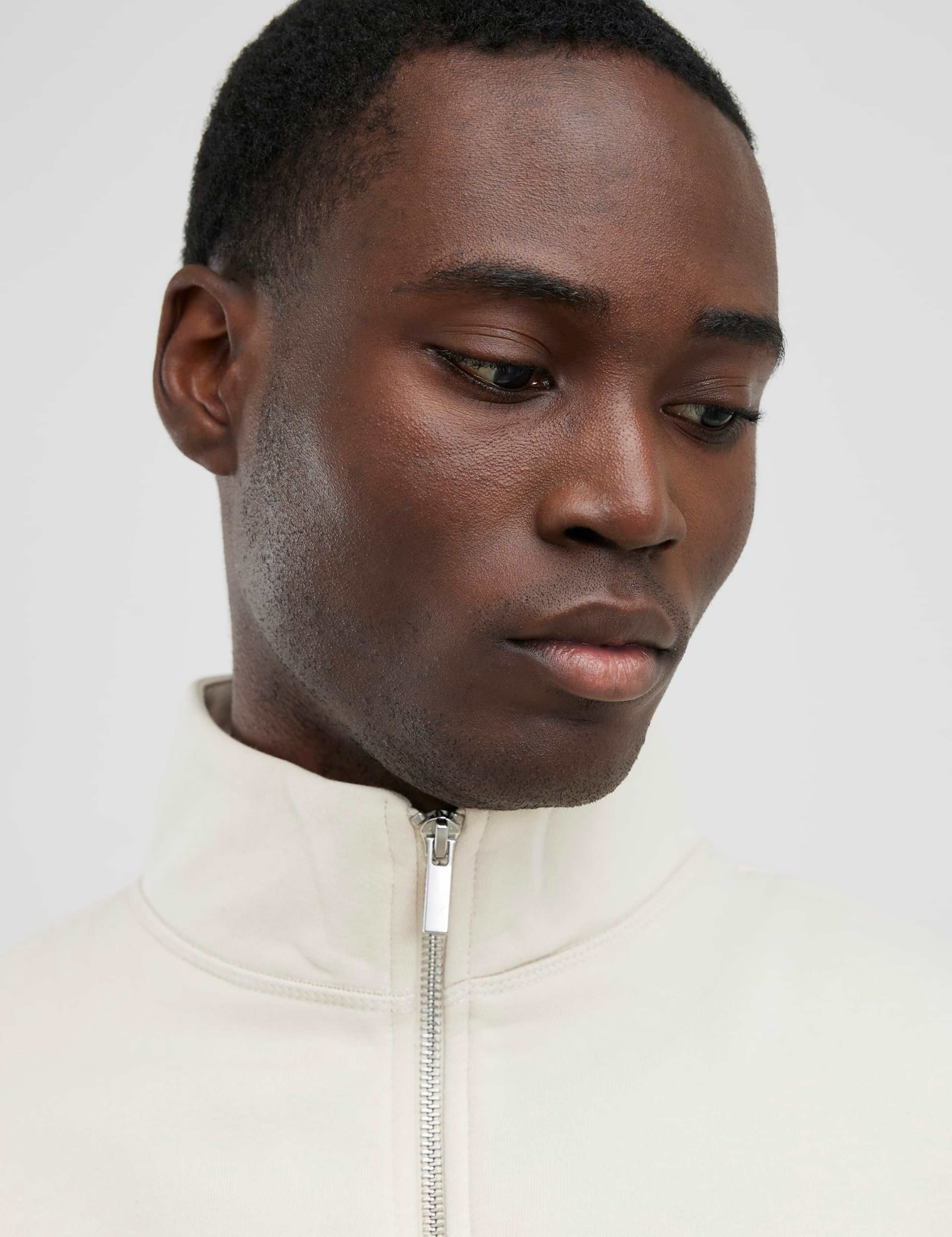 Pure Cotton Funnel Neck Long Sleeve Sweatshirt 4 of 6