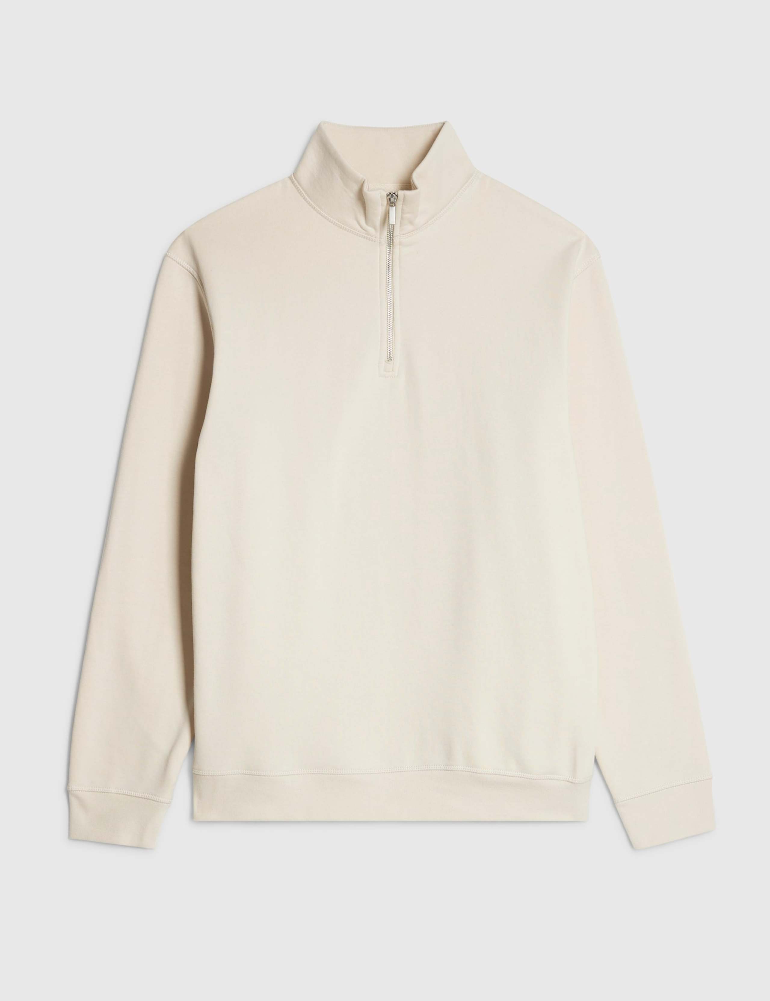 Pure Cotton Funnel Neck Long Sleeve Sweatshirt 6 of 6