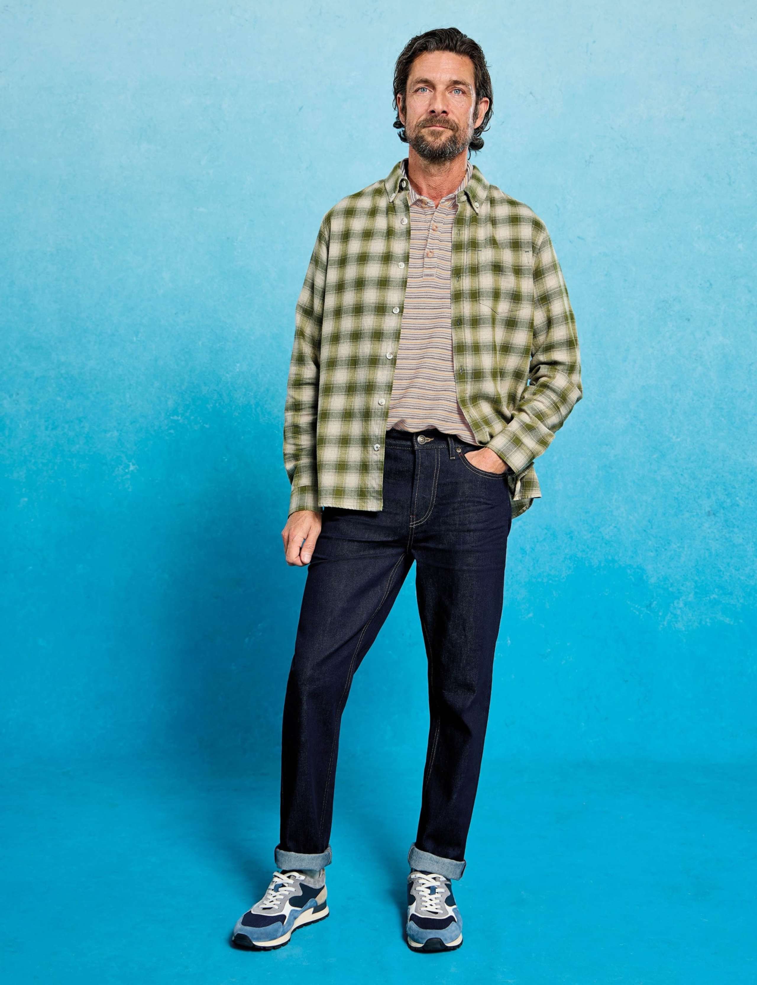 Pure Cotton Striped Polo Shirt 7 of 7