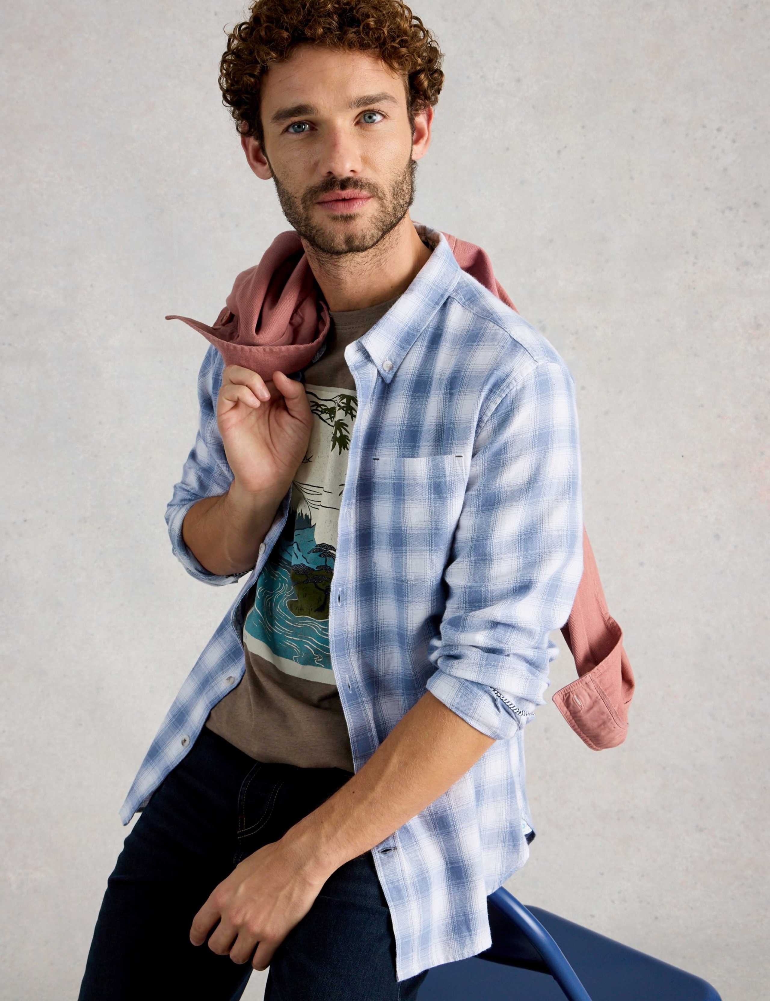 Regular Fit Pure Cotton Checked Shirt 3 of 6