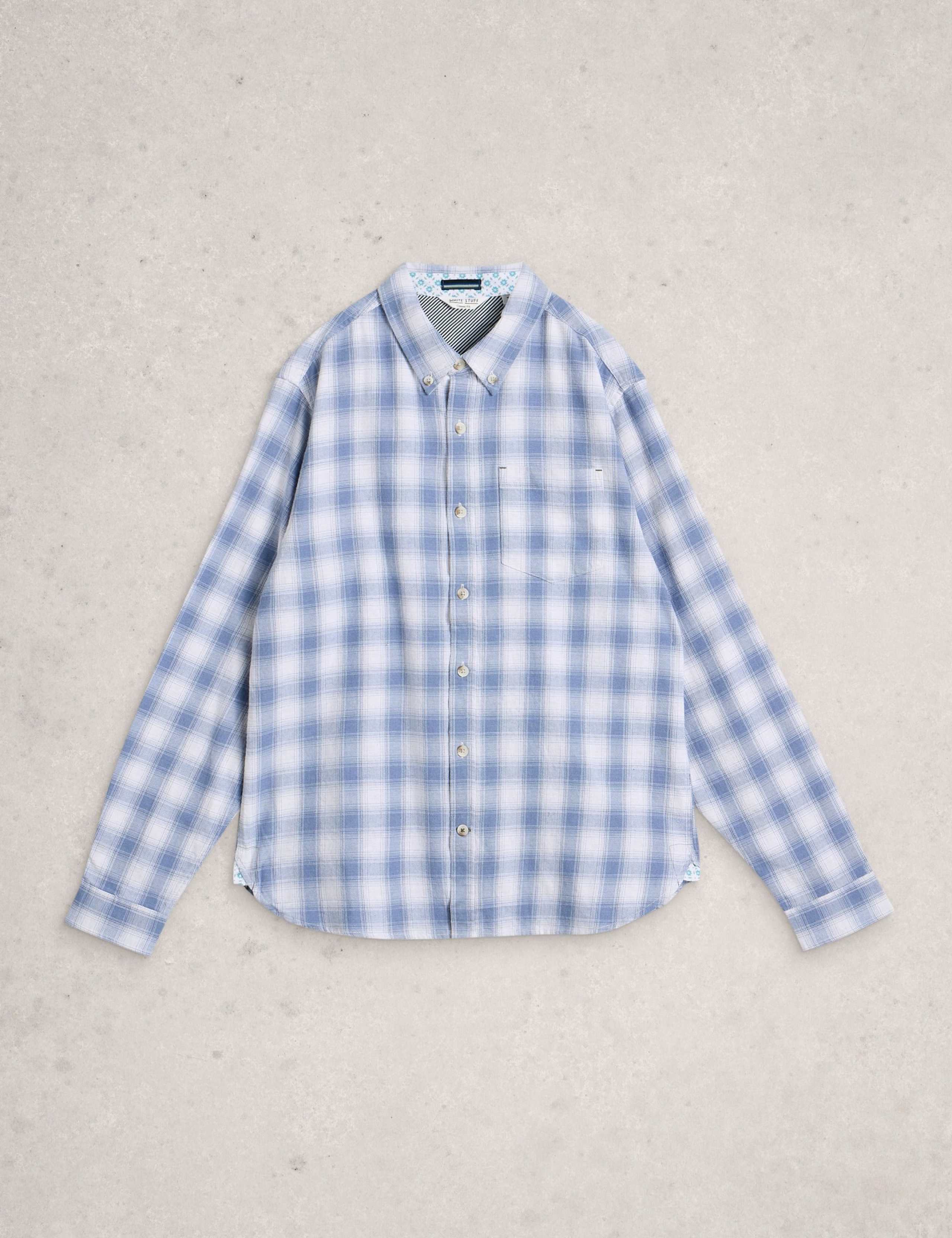 Regular Fit Pure Cotton Checked Shirt 2 of 6