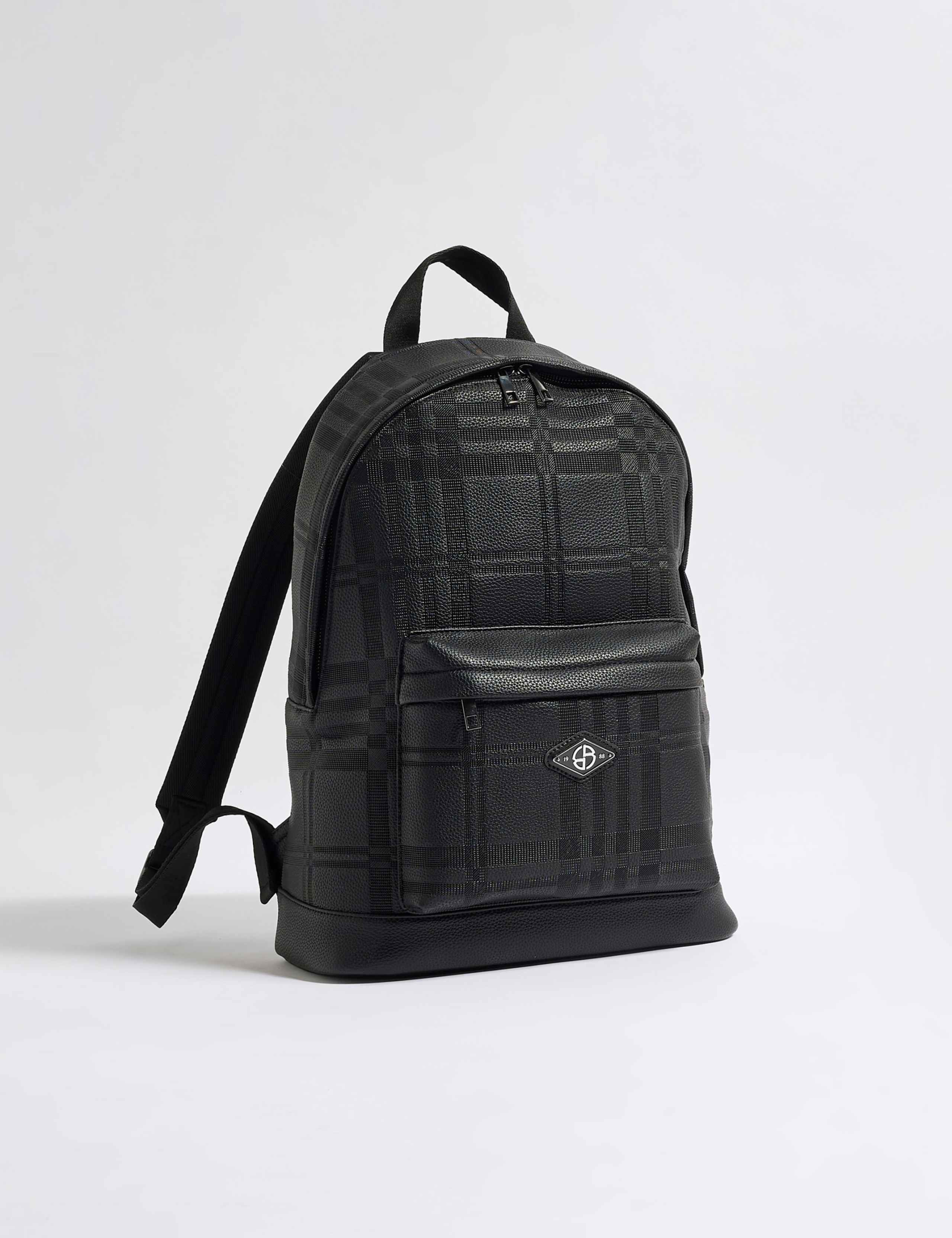 Checked Embossed Backpack 3 of 6