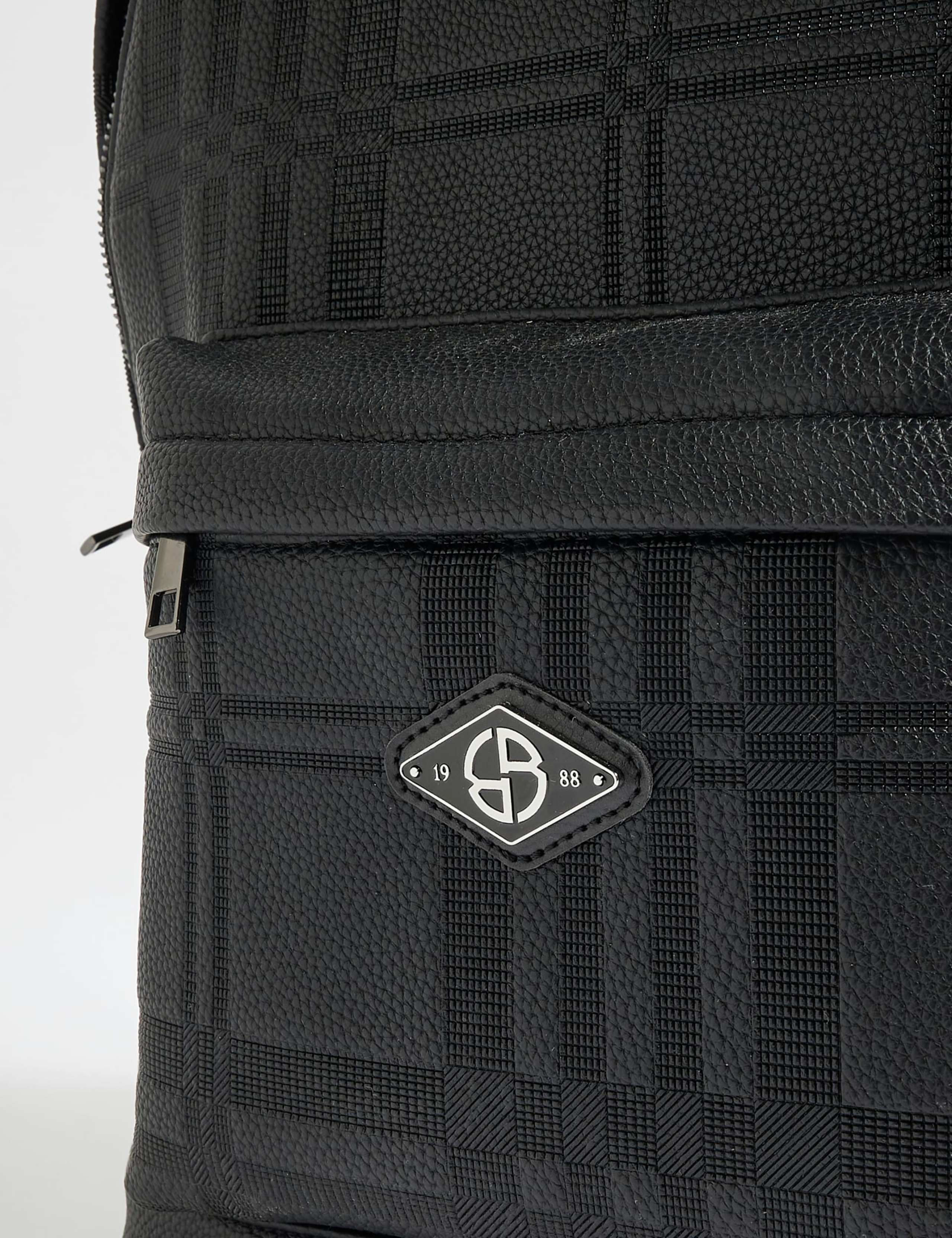 Checked Embossed Backpack 6 of 6