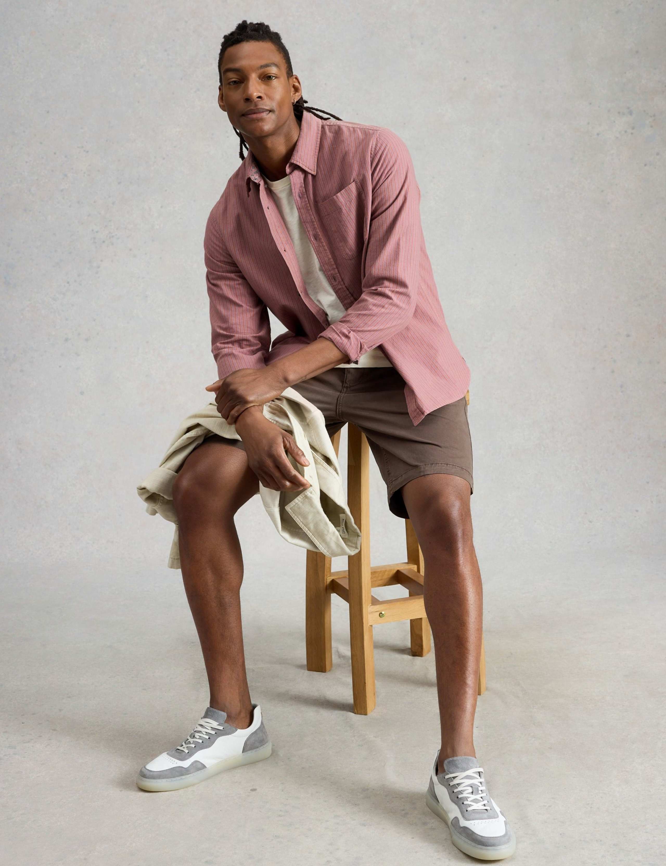 Regular Fit Pure Cotton Striped Shirt 6 of 6