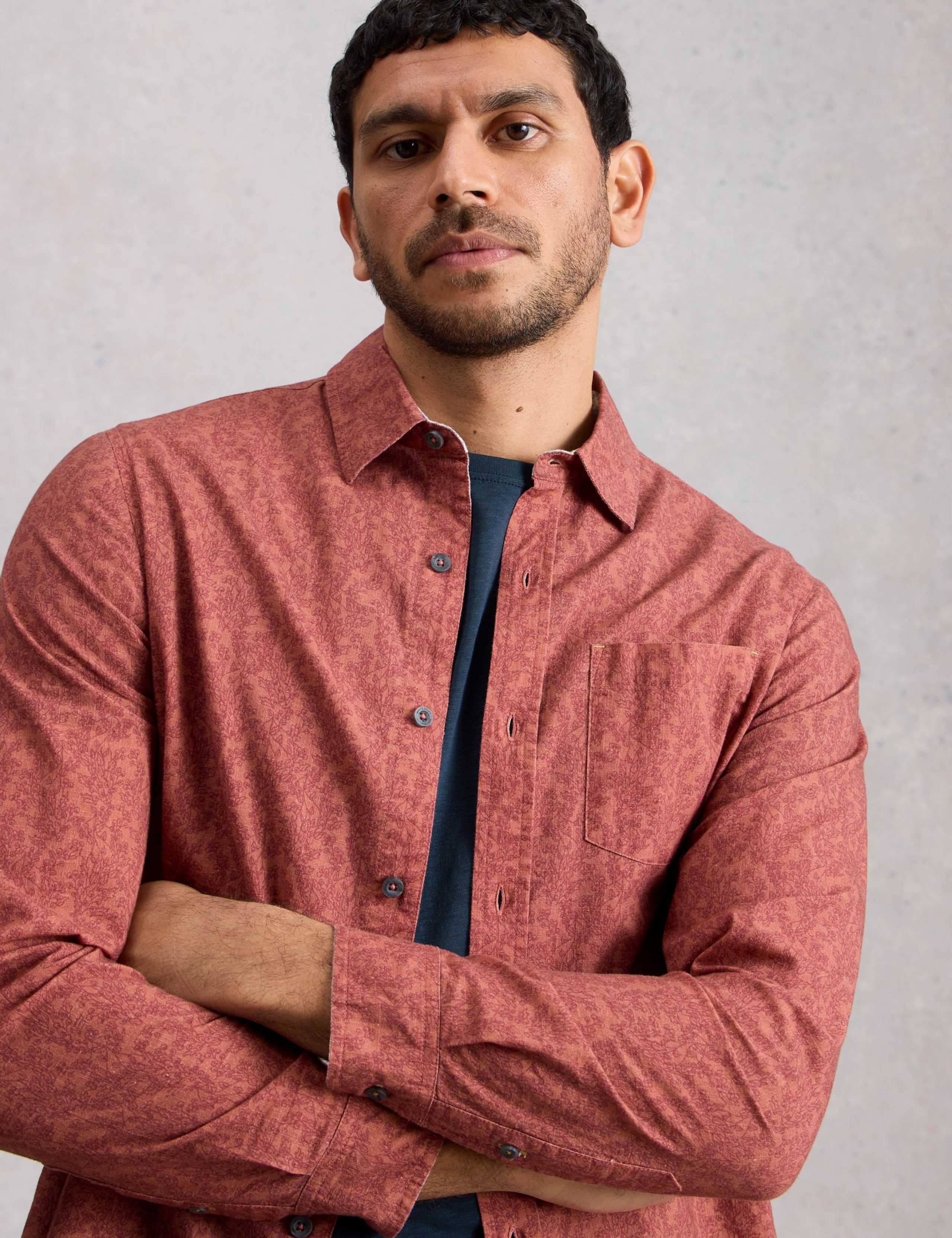 Pure Cotton Vine Print Shirt 3 of 6