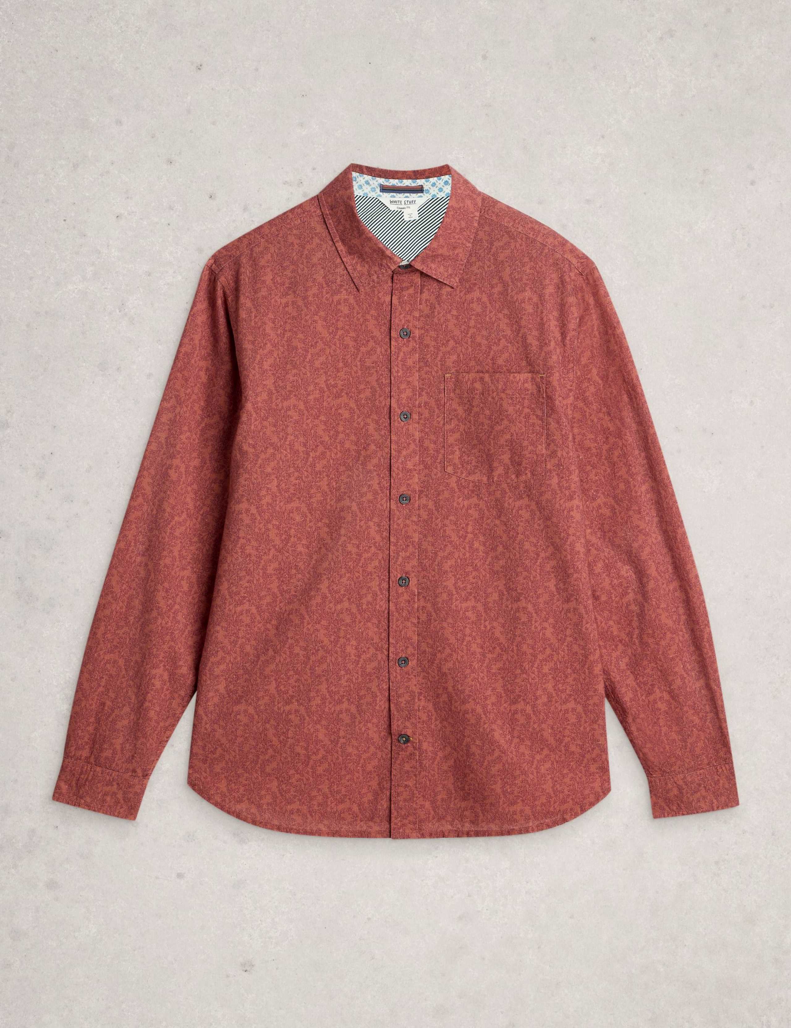 Pure Cotton Vine Print Shirt 2 of 6