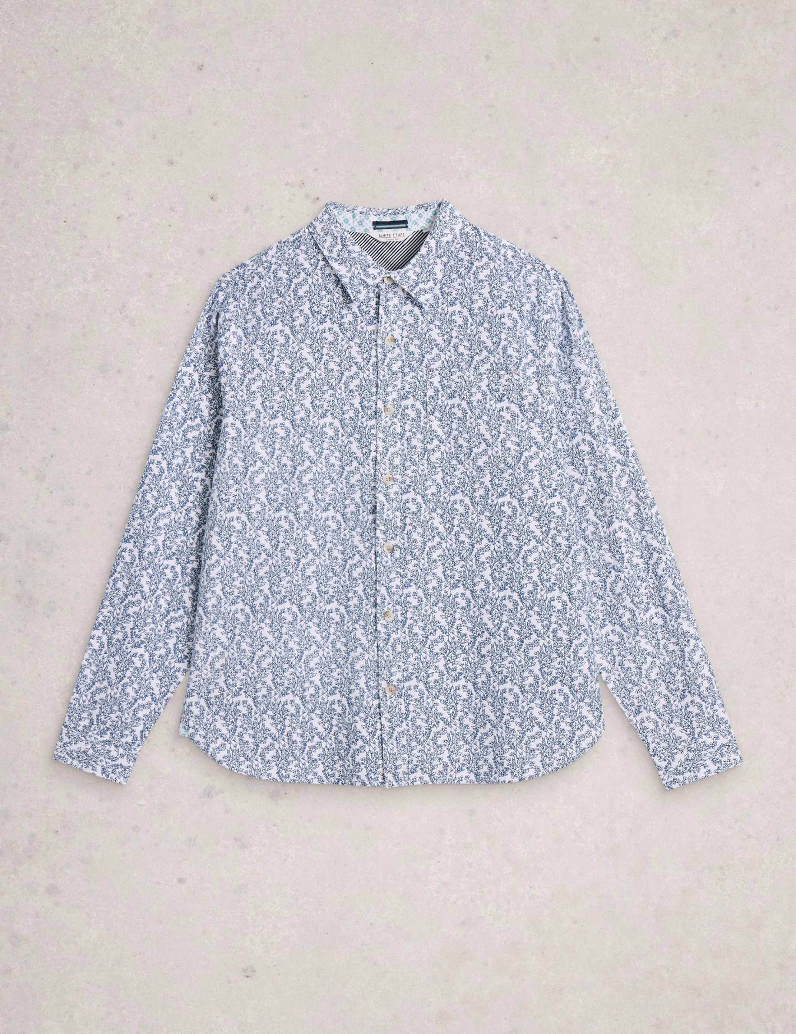 Pure Cotton Vine Print Shirt 2 of 6