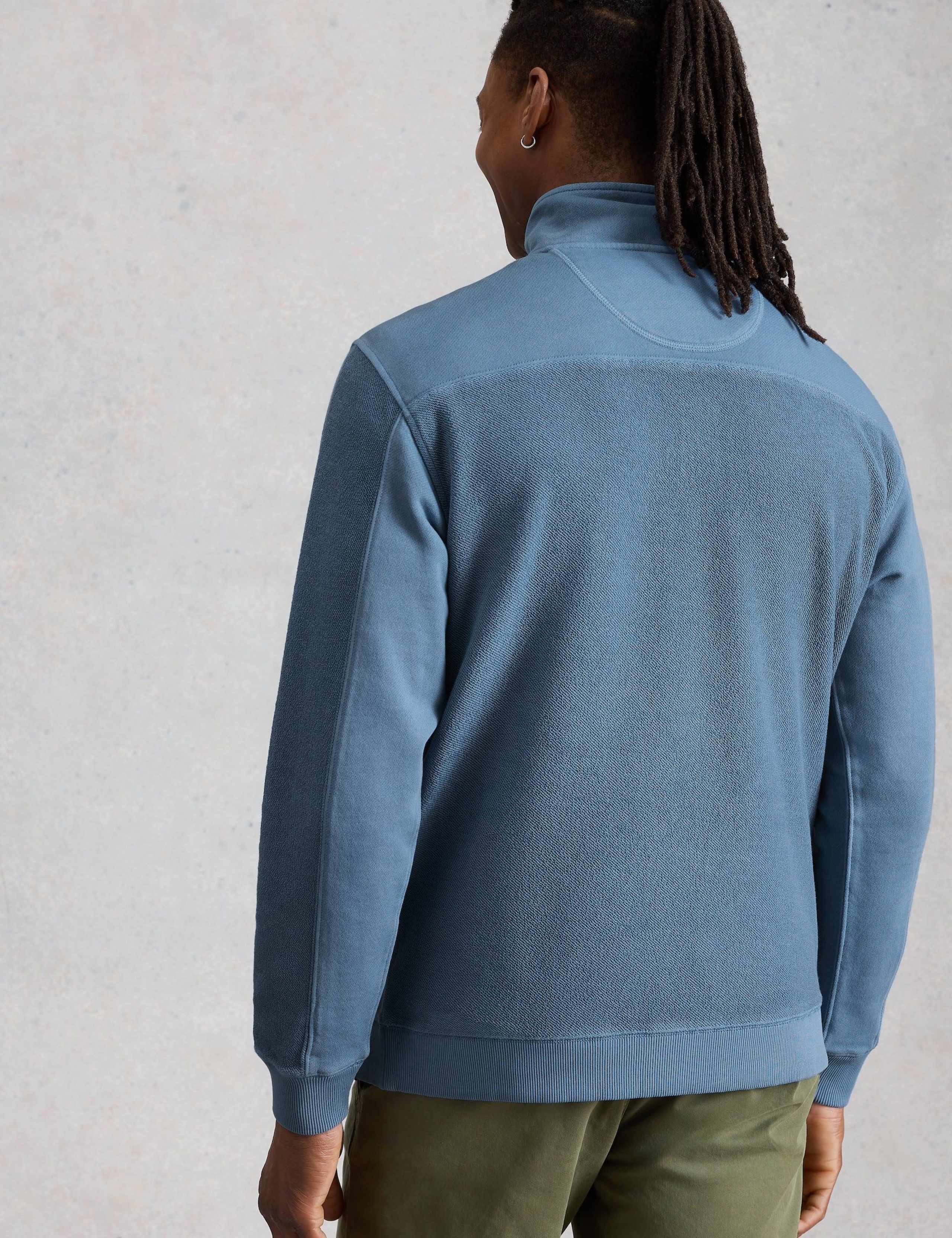 Pure Cotton Half Zip Sweatshirt 3 of 6
