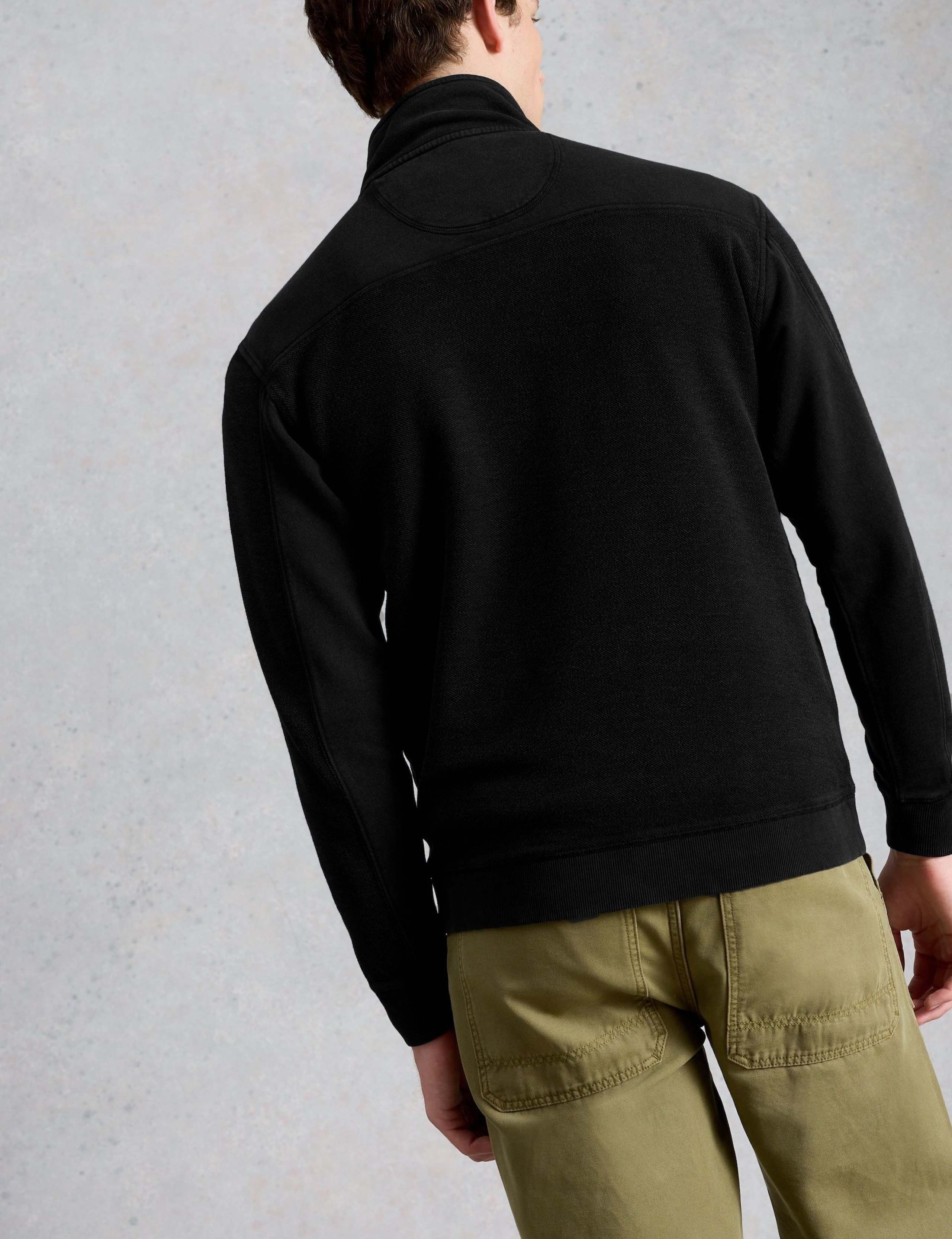 Pure Cotton Half Zip Sweatshirt 4 of 6