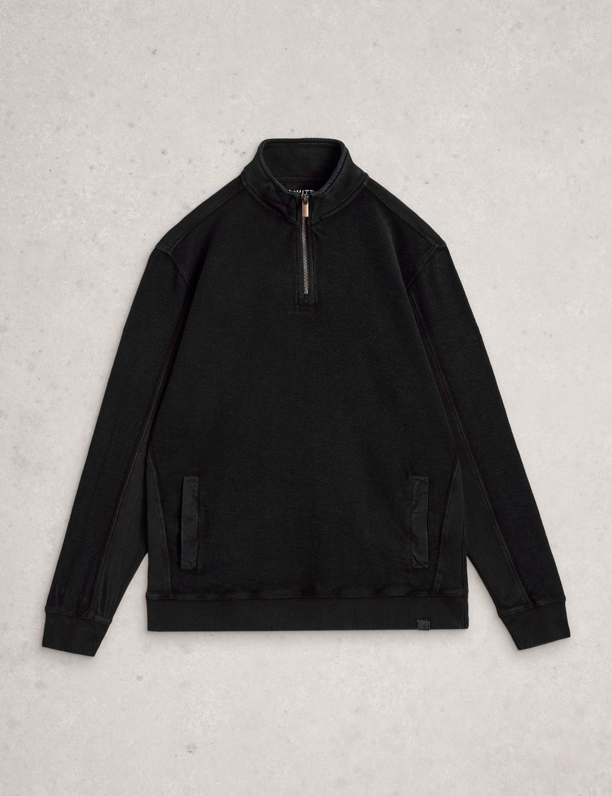 Pure Cotton Half Zip Sweatshirt 2 of 6