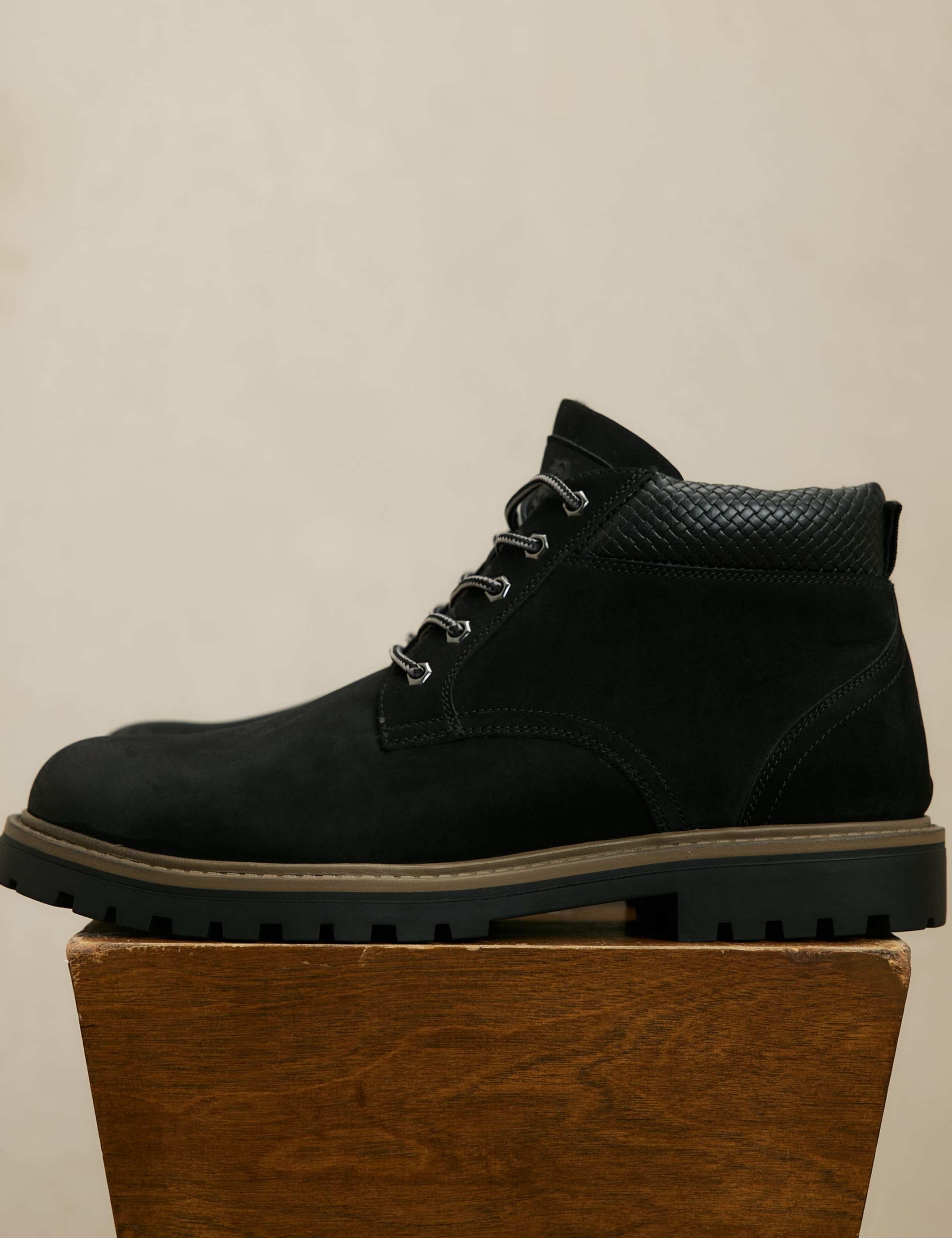Nubuck Padded Collar Chukka Boots 2 of 2